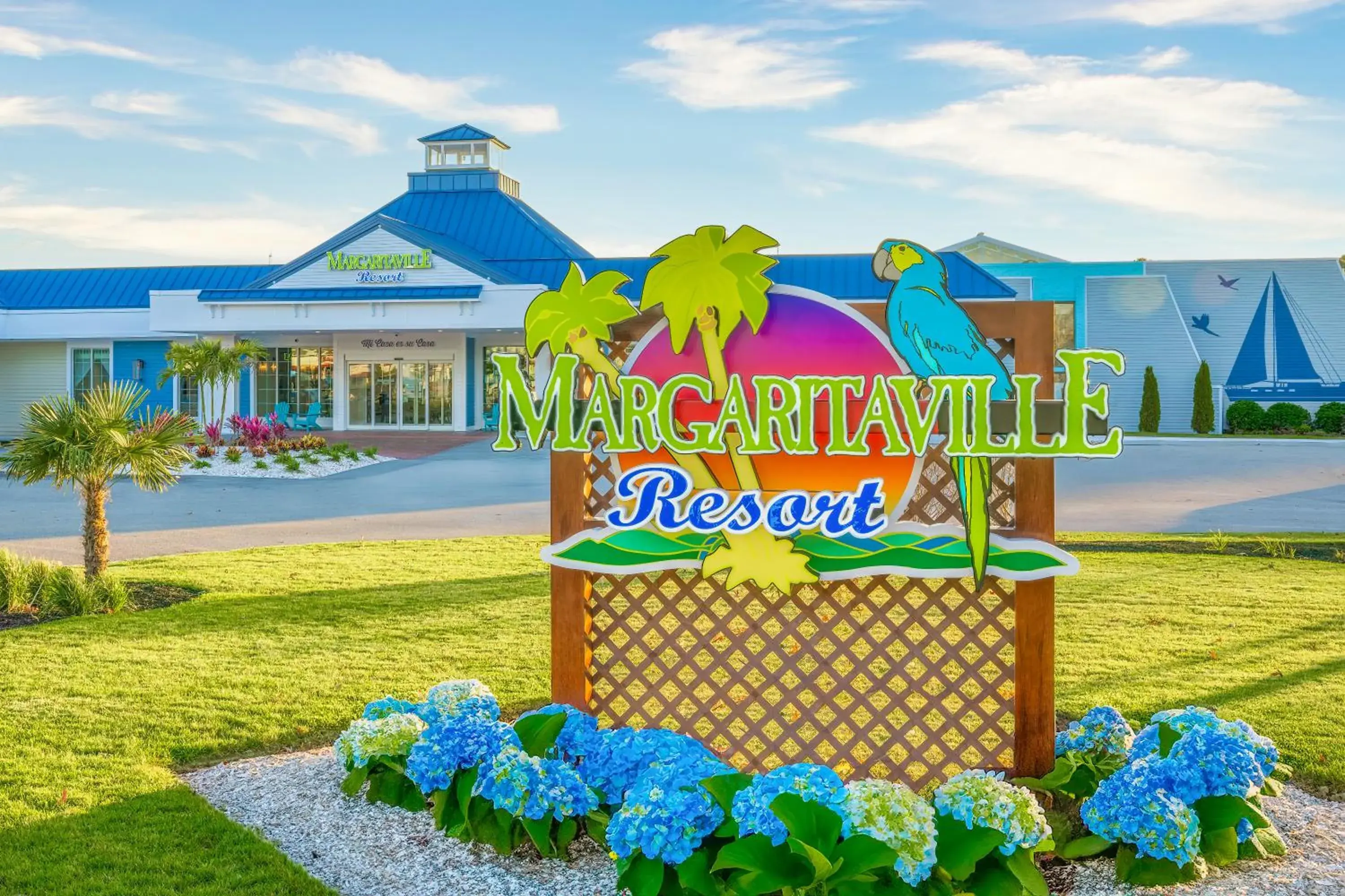 Property building in Margaritaville Resort Cape Cod Property building in Margaritaville Resort Cape Cod