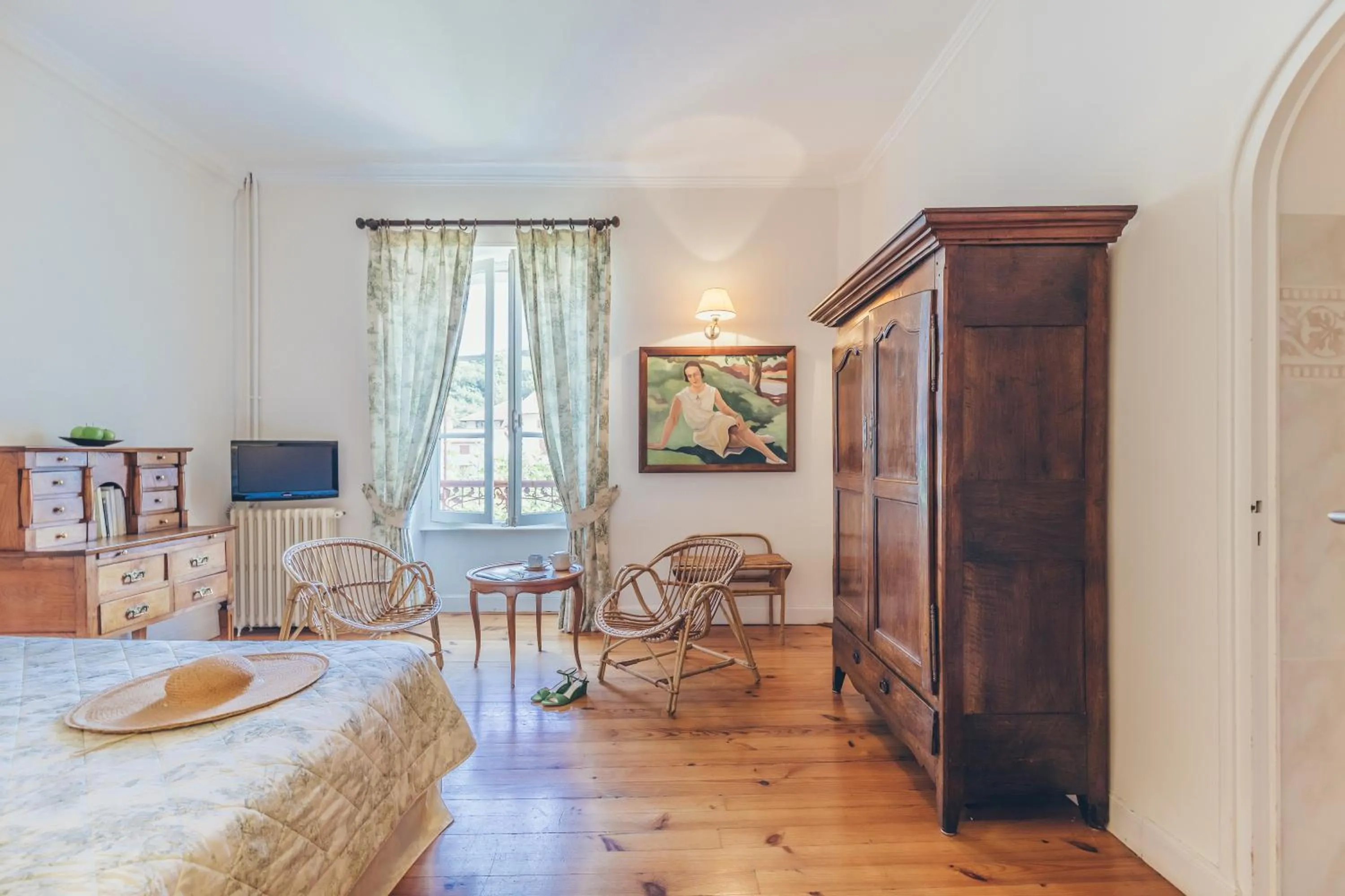 Standard Double Room in Hôtel Arcé - Piscine , Padel, Cheminée