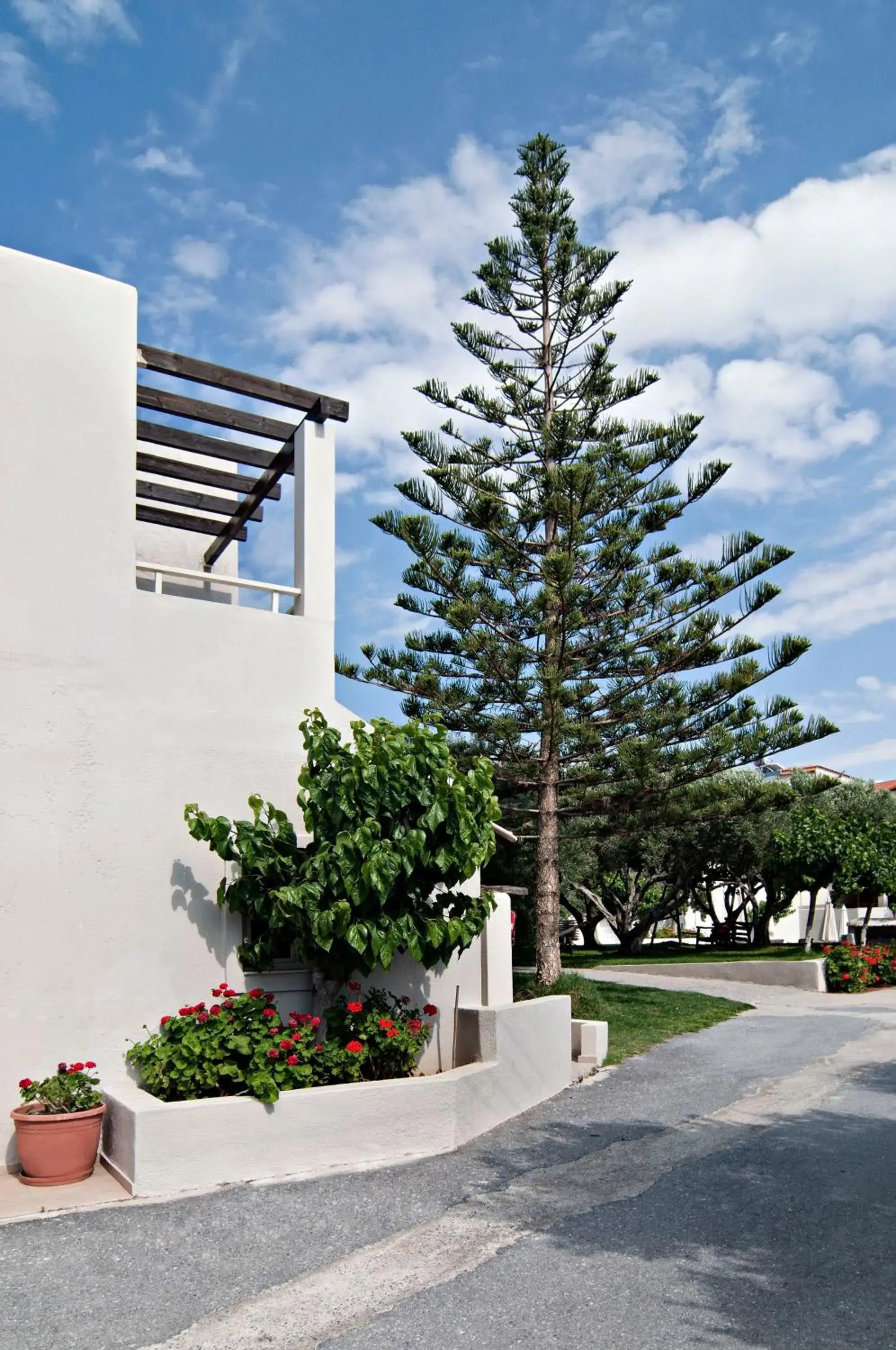 Property building in Ourania Apartments Hotel Property building in Ourania Apartments Hotel