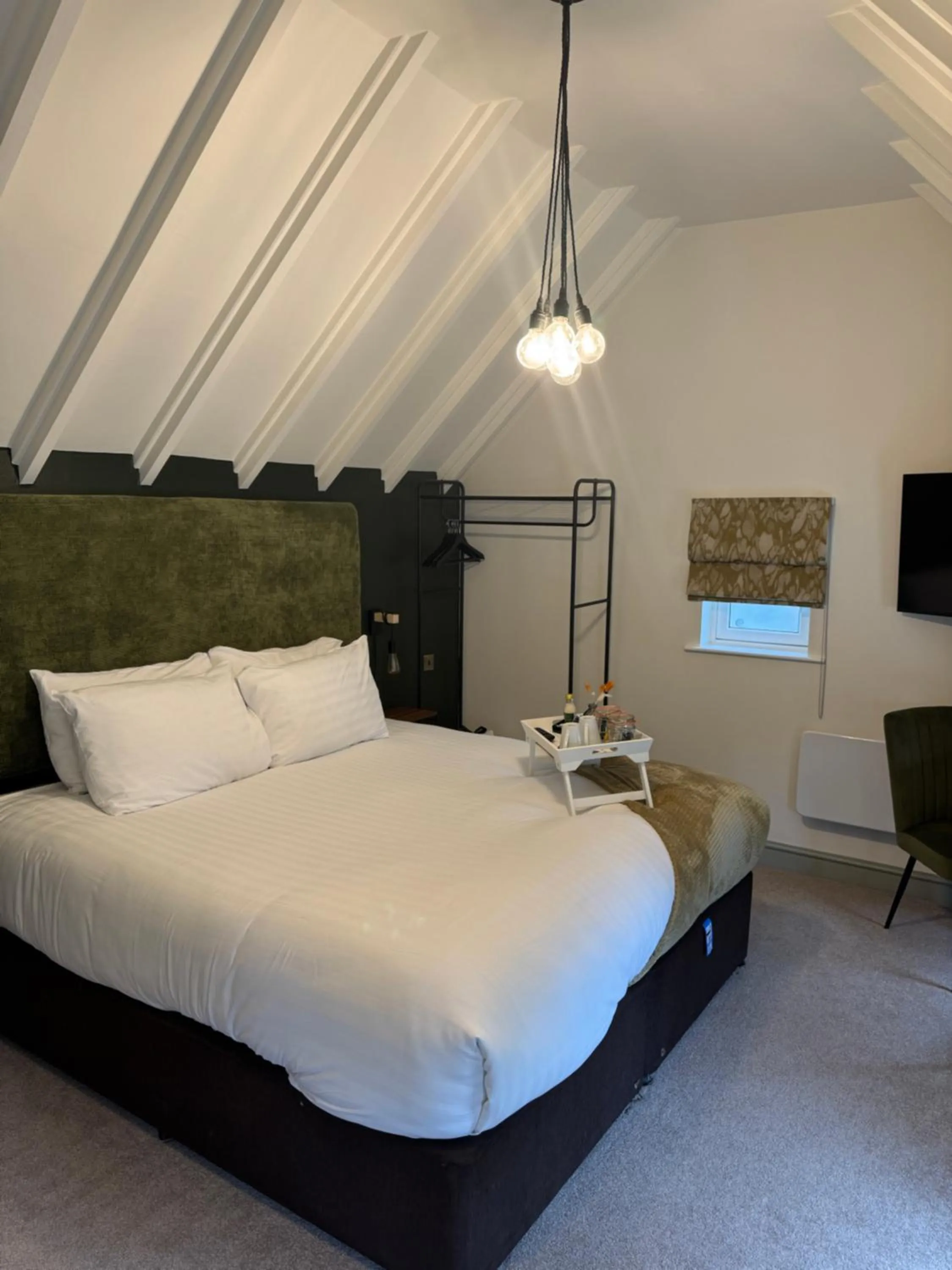 Bed in The Falcon Inn