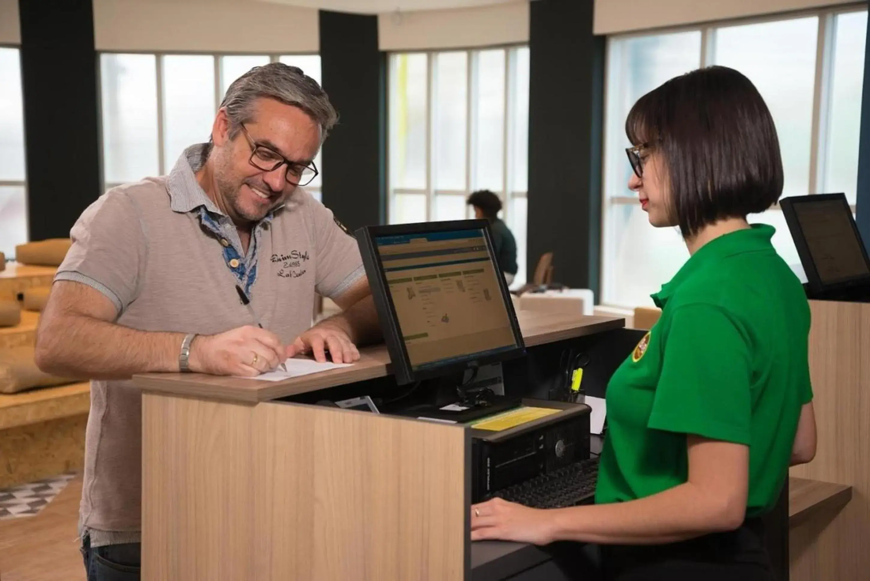 Lobby or reception in B&B HOTEL São José dos Campos Lobby or reception in B&B HOTEL São José dos Campos