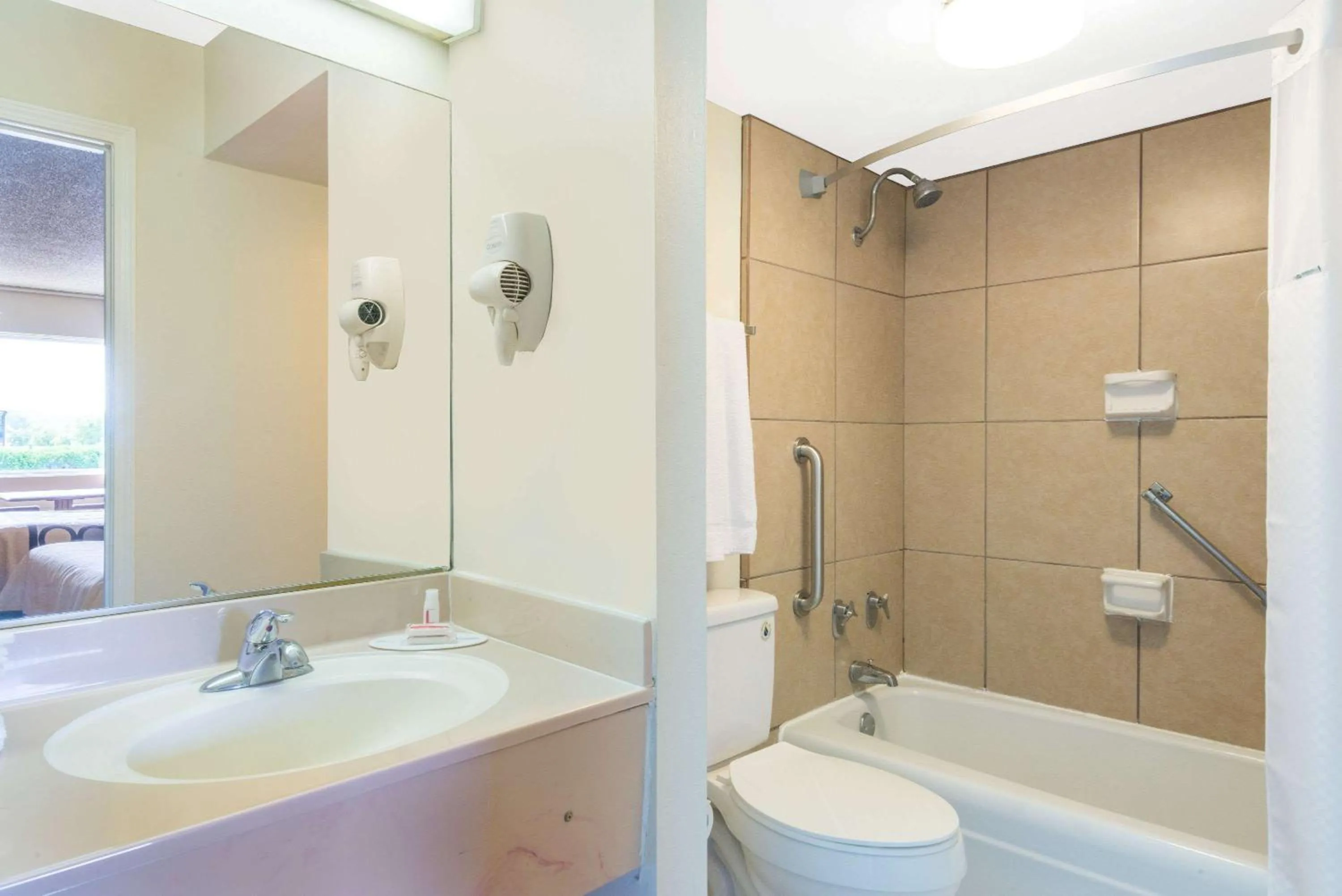 Bathroom in Super 8 by Wyndham Williamsburg