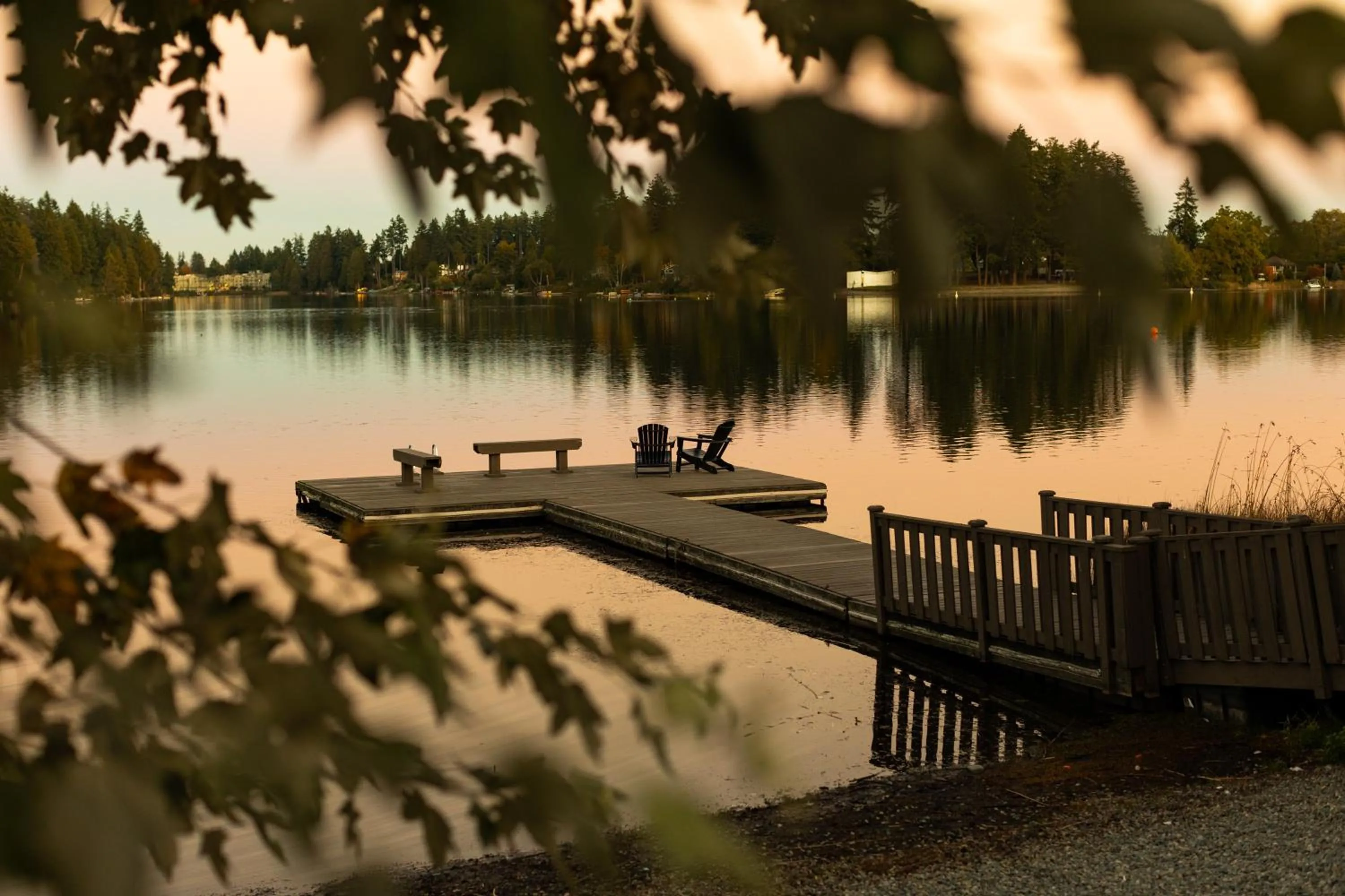 Lake view in Inn on Long Lake