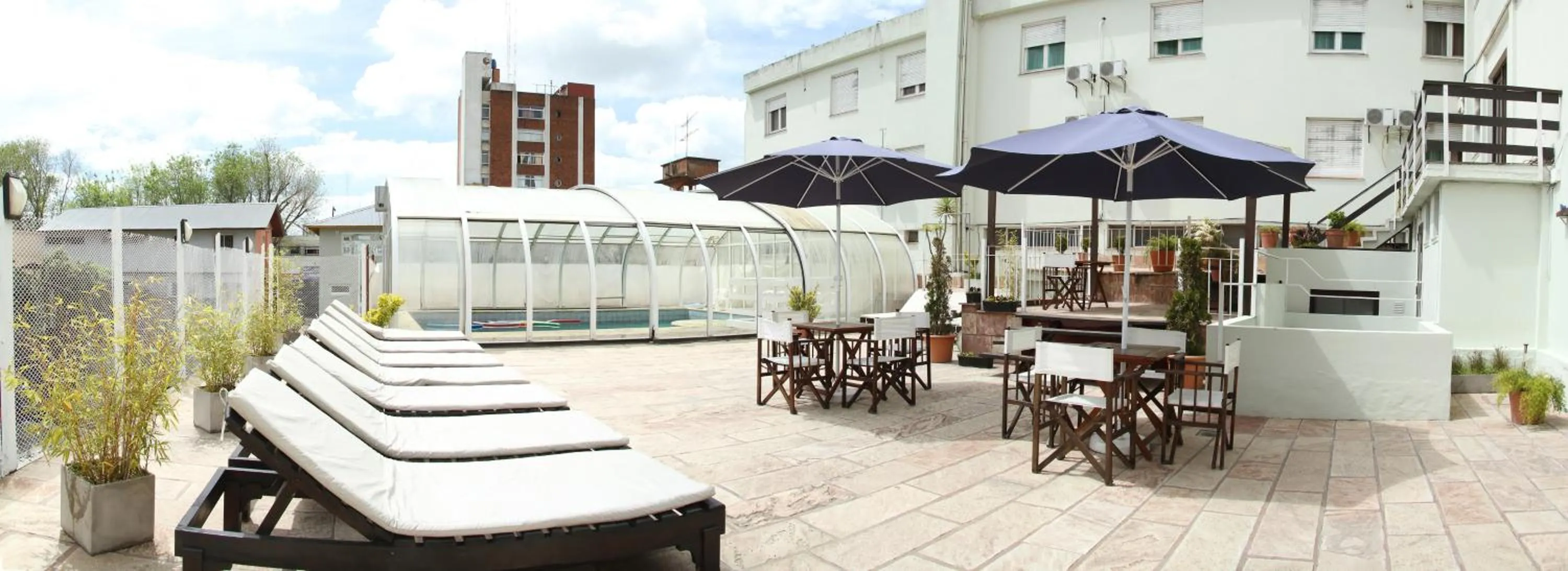 Patio in Hotel Libertador de Pinamar