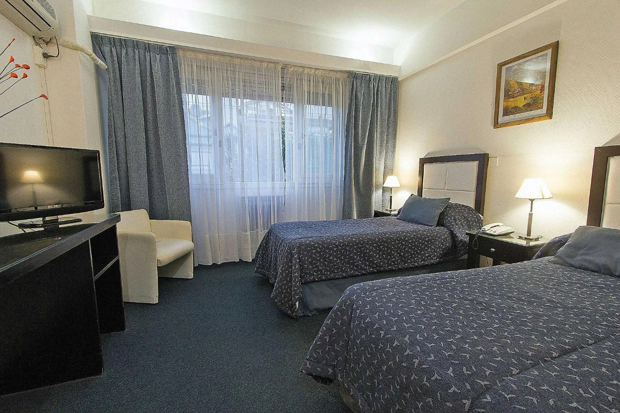 Decorative detail, Bed in Hotel Libertador de Pinamar