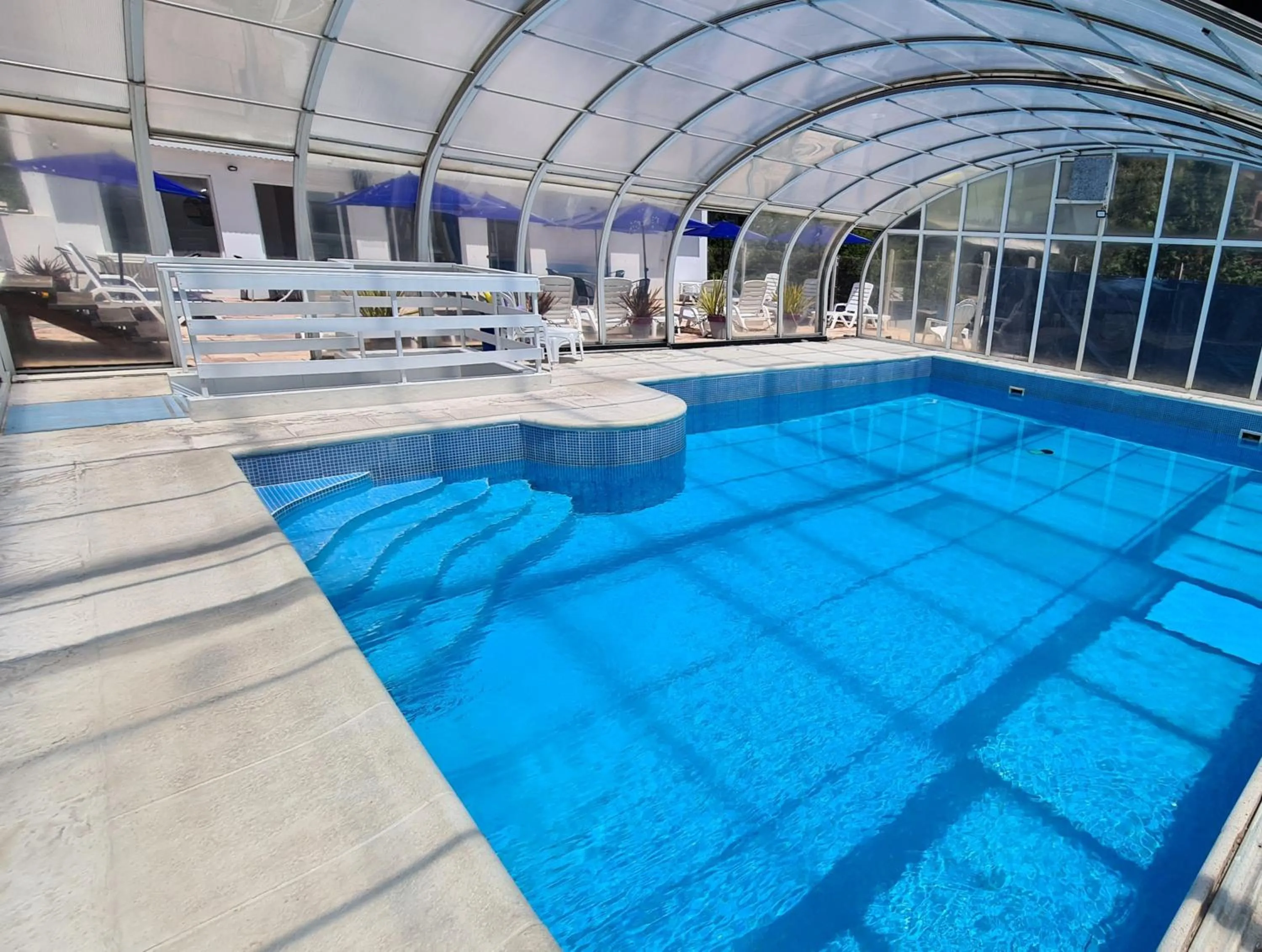 Pool view in Hotel Libertador de Pinamar