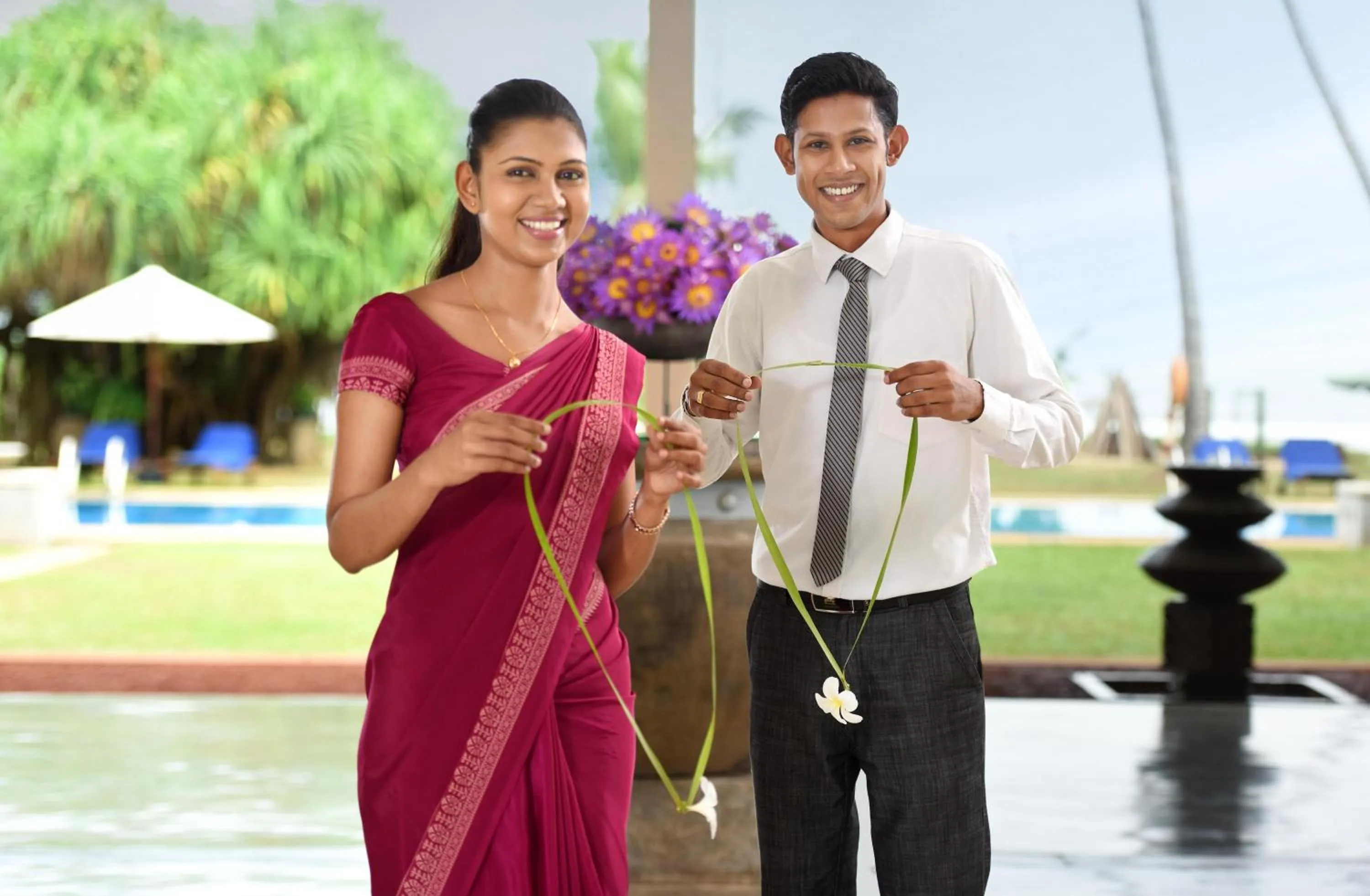 Staff in Mandara Resort Mirissa
