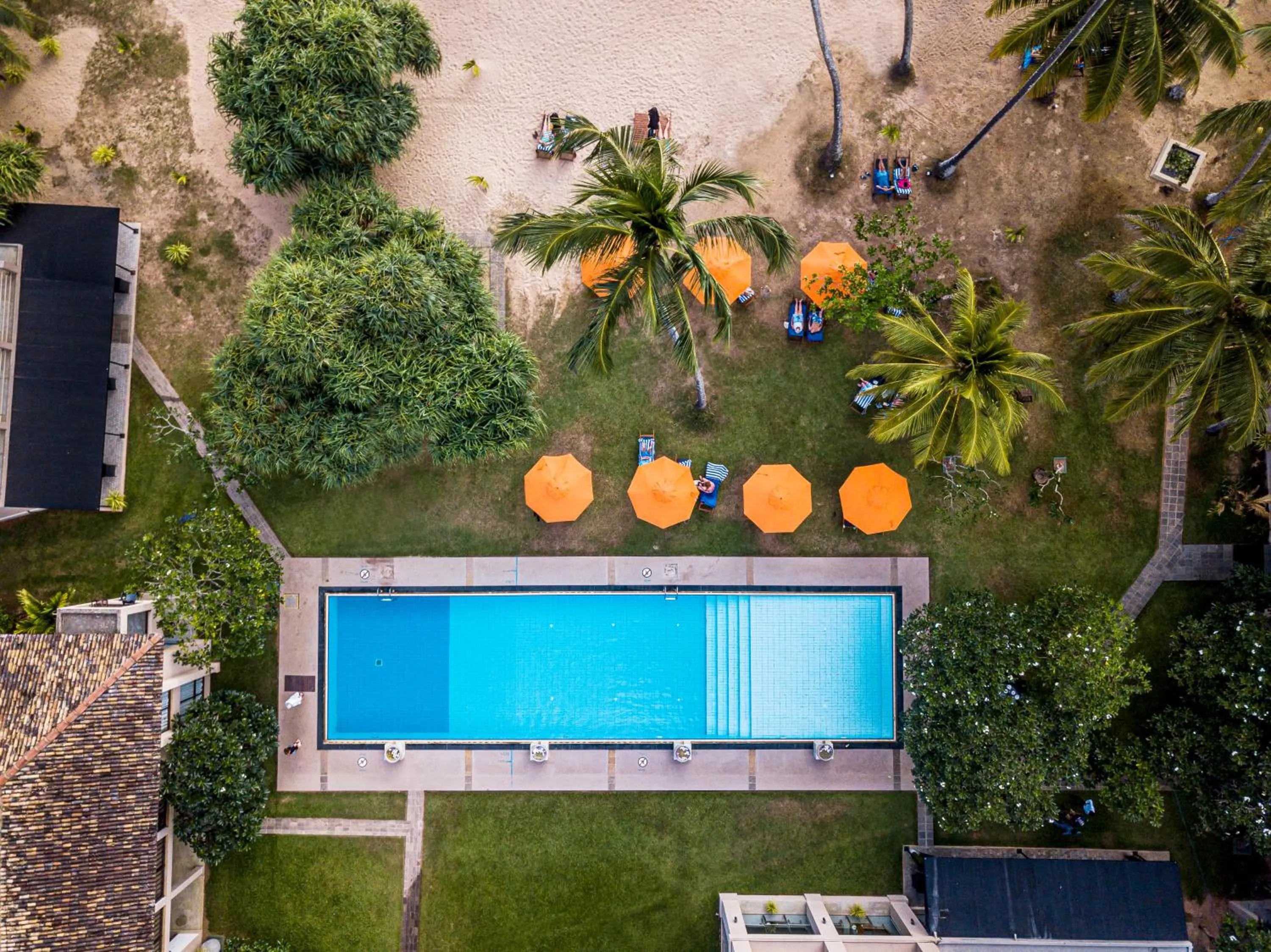 Swimming pool in Mandara Resort Mirissa