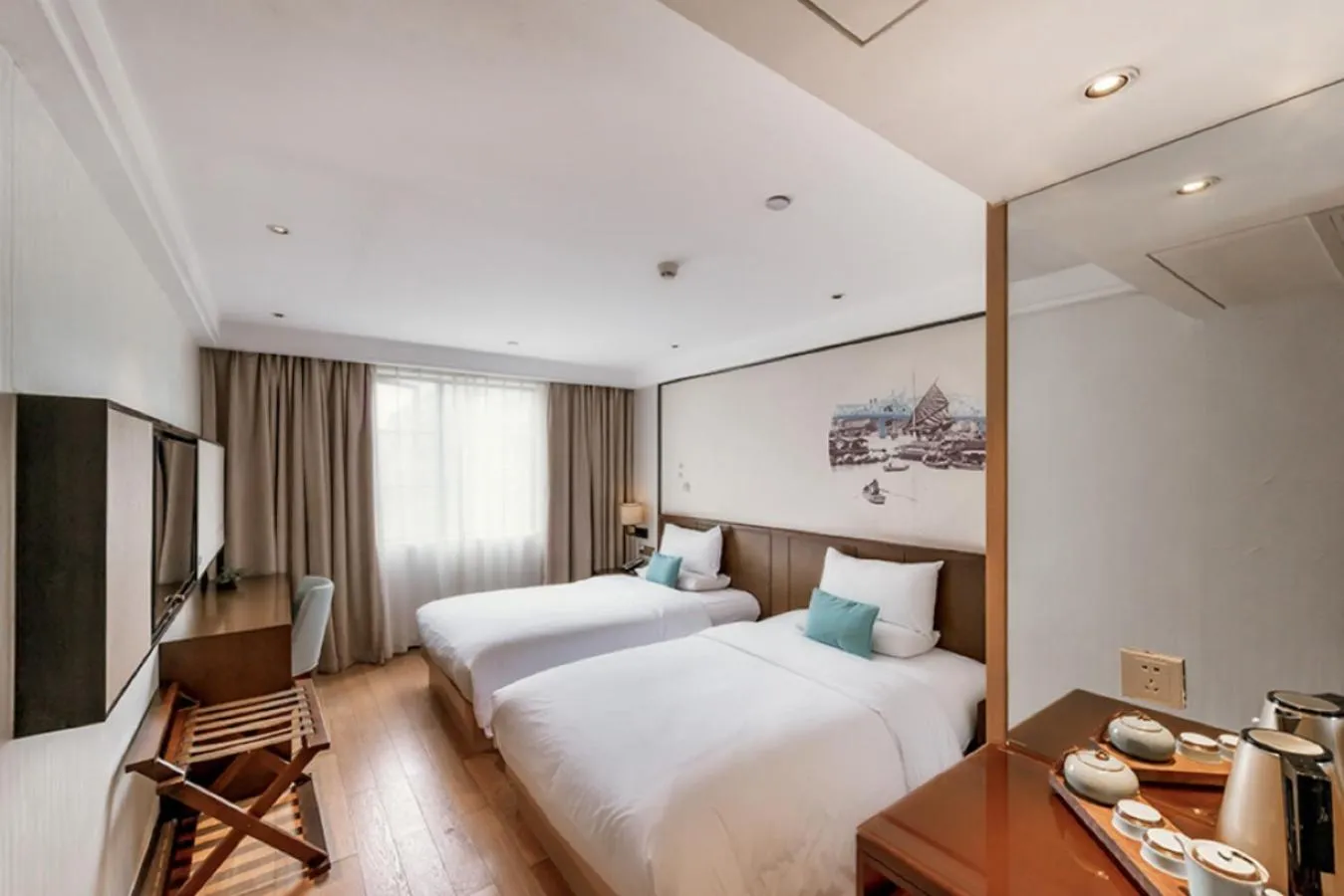Bed in Guangzhou City Join Hotel Shipai Qiao metro Branch