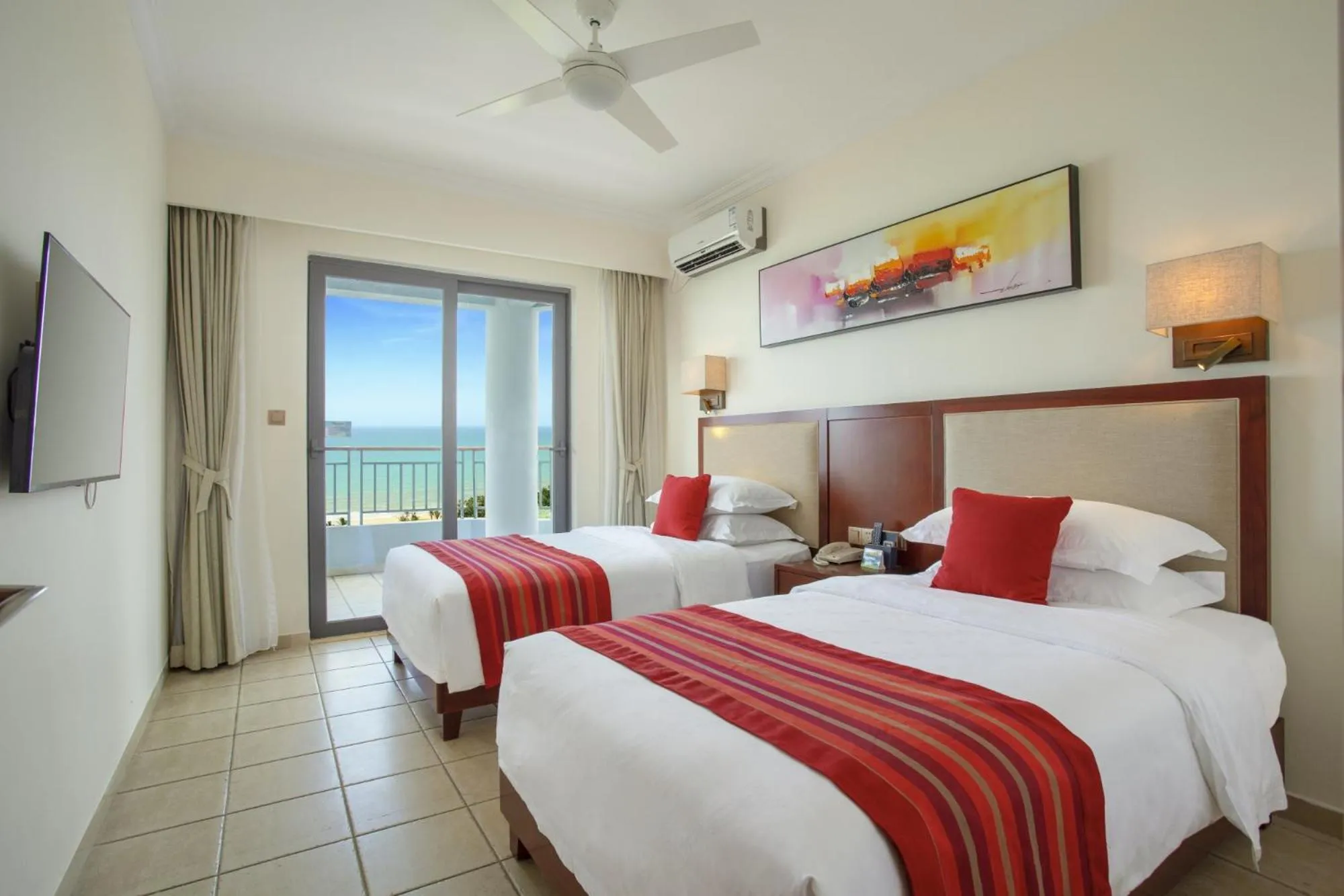 Bedroom in Tianze Beach Resort