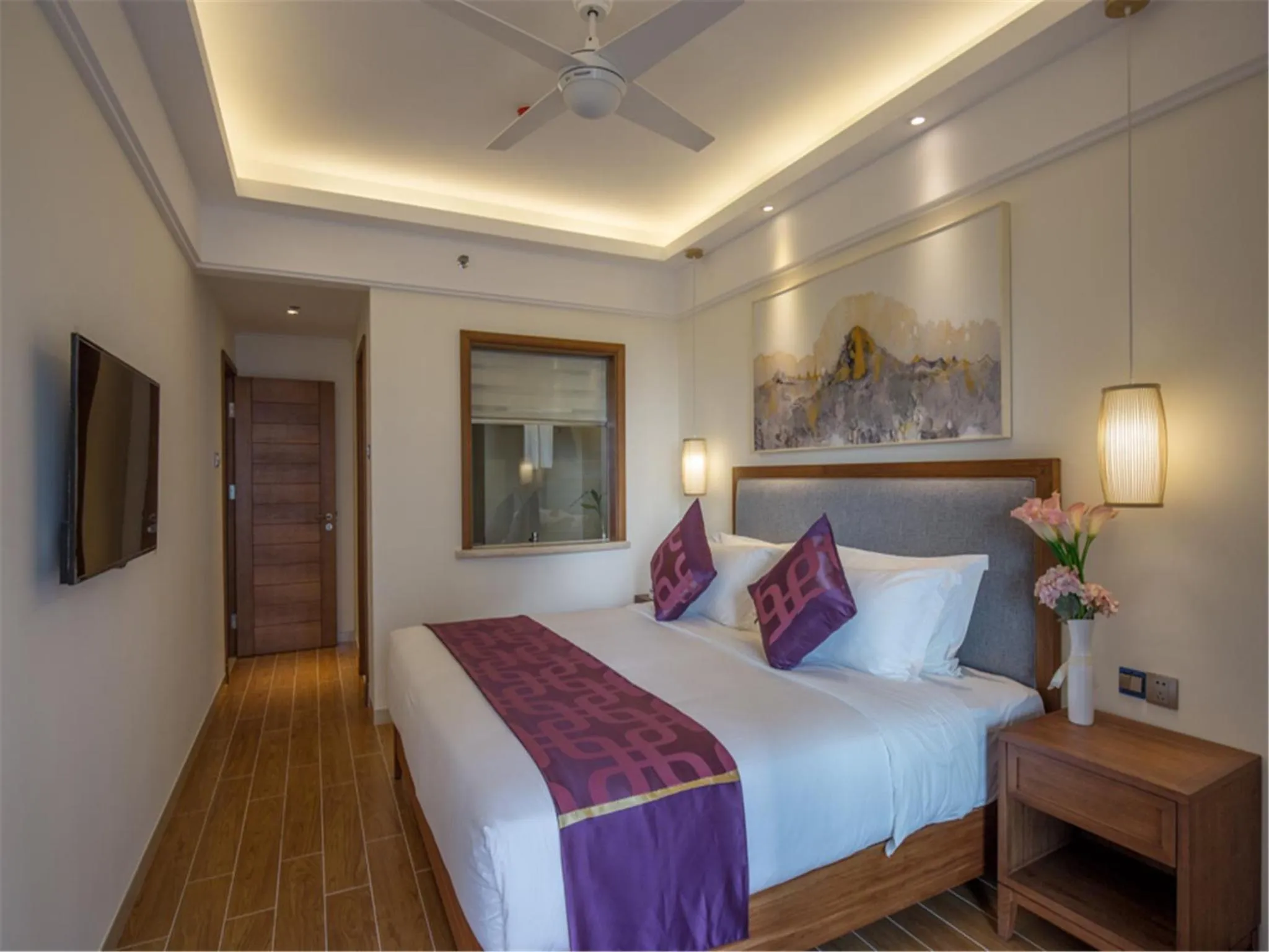 Bedroom in Tianze Beach Resort