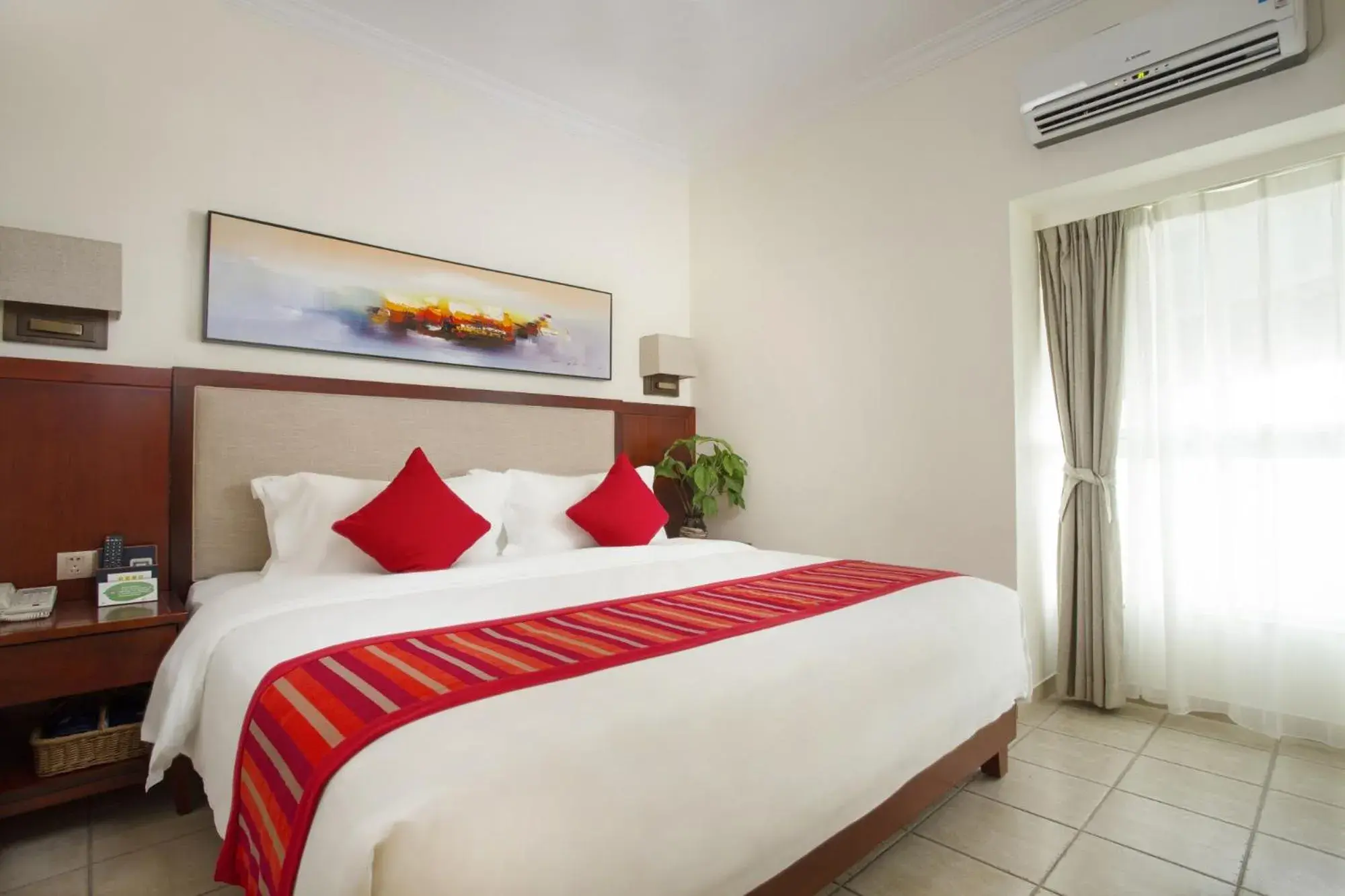 Quadruple Room with Garden View in Tianze Beach Resort Quadruple Room with Garden View in Tianze Beach Resort