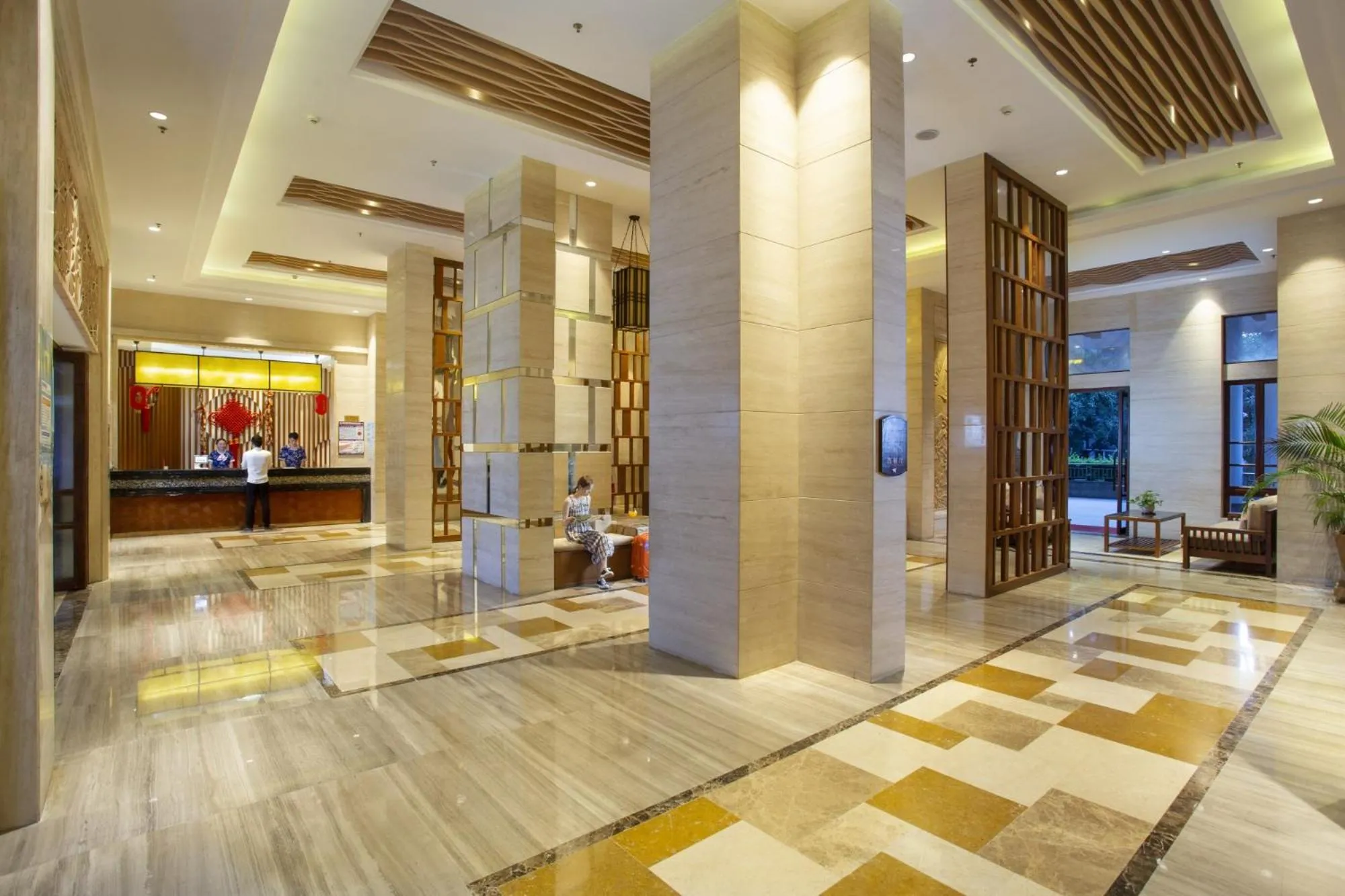 Lobby or reception in Tianze Beach Resort