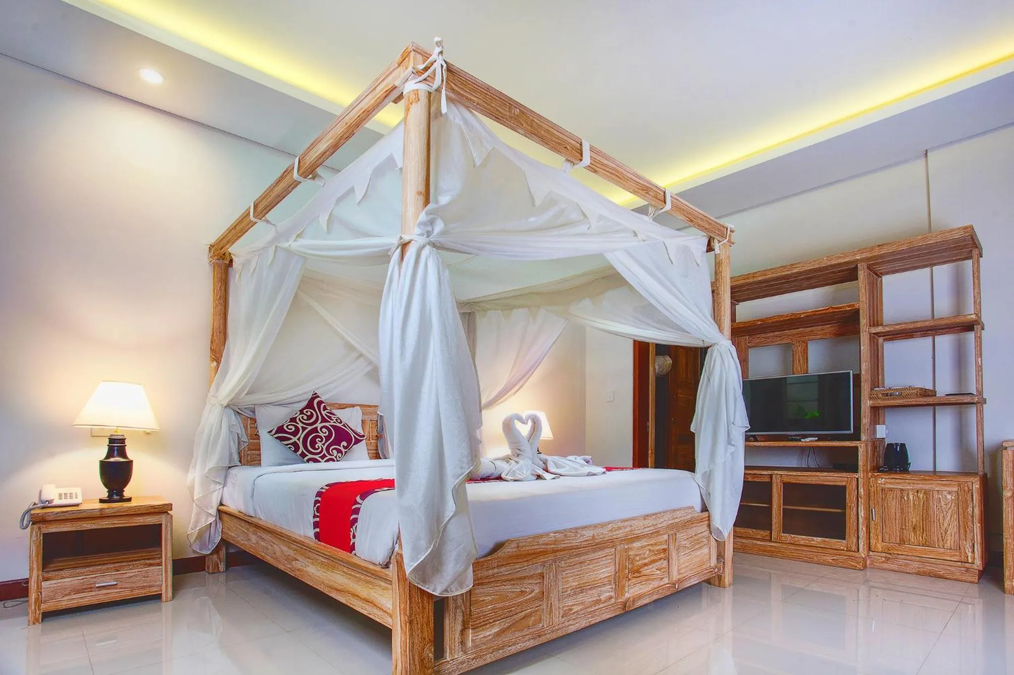 Bed in Alas Petulu Villa Resort and Spa