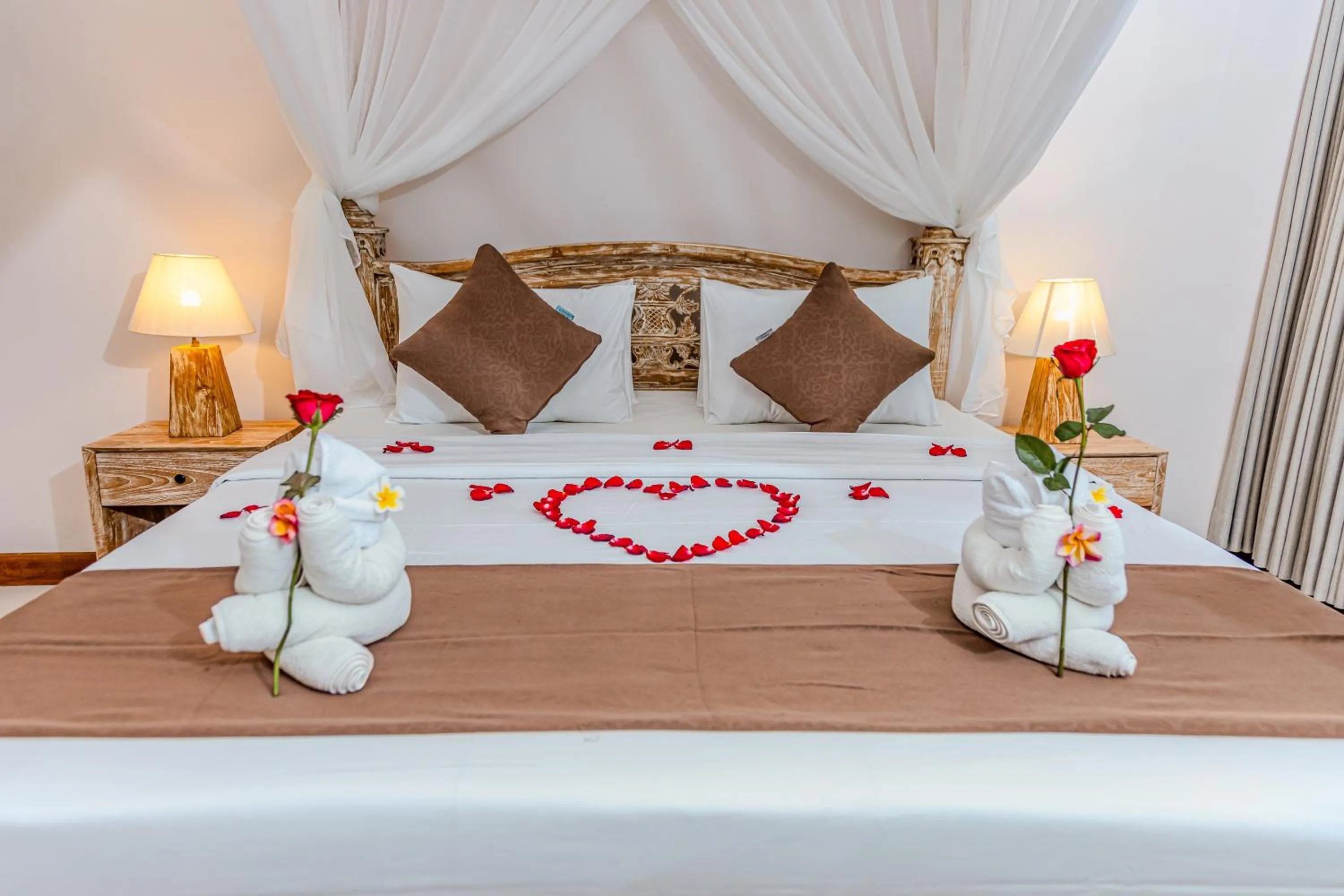 Bed in Alas Petulu Villa Resort and Spa