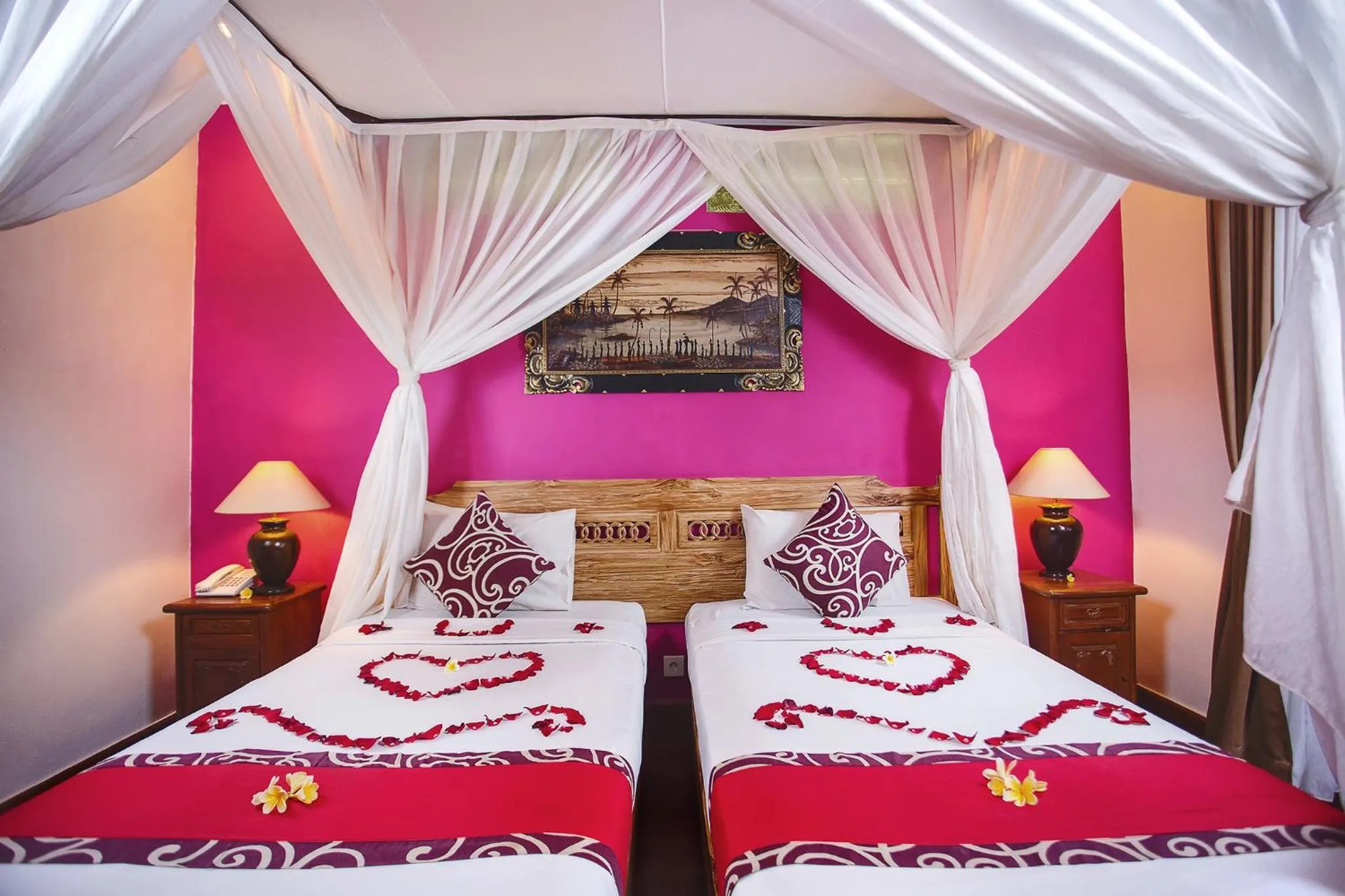 Bed in Alas Petulu Villa Resort and Spa