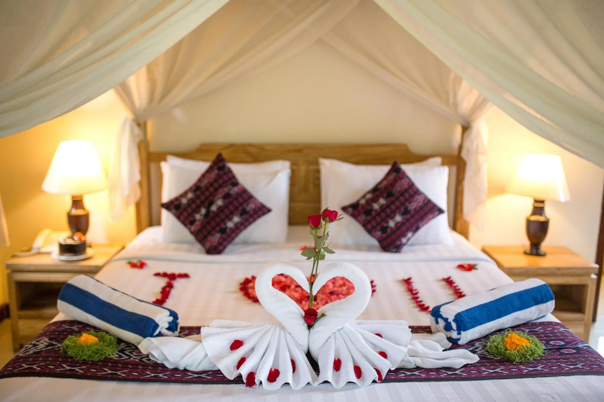 Bed in Alas Petulu Villa Resort and Spa