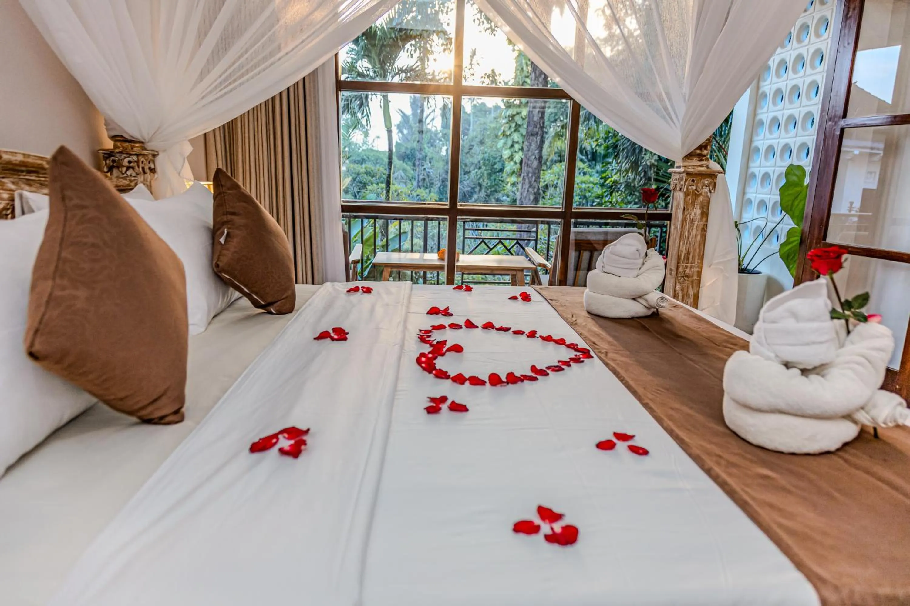 Bed in Alas Petulu Villa Resort and Spa
