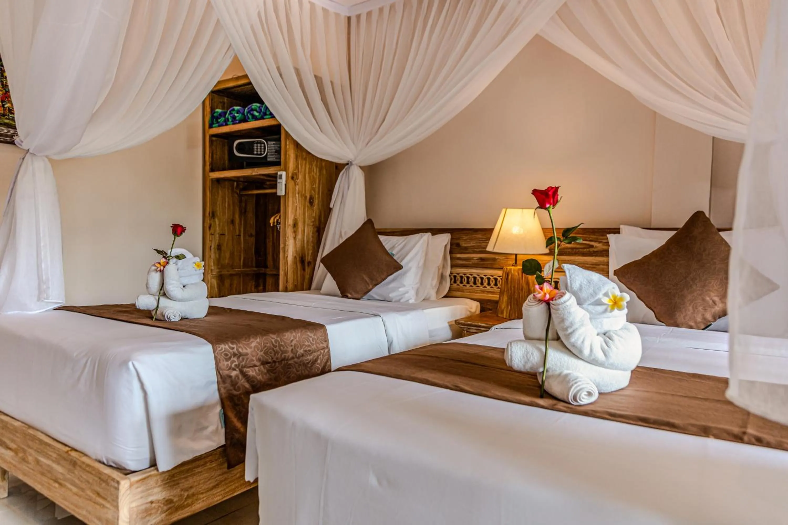 Bed in Alas Petulu Villa Resort and Spa