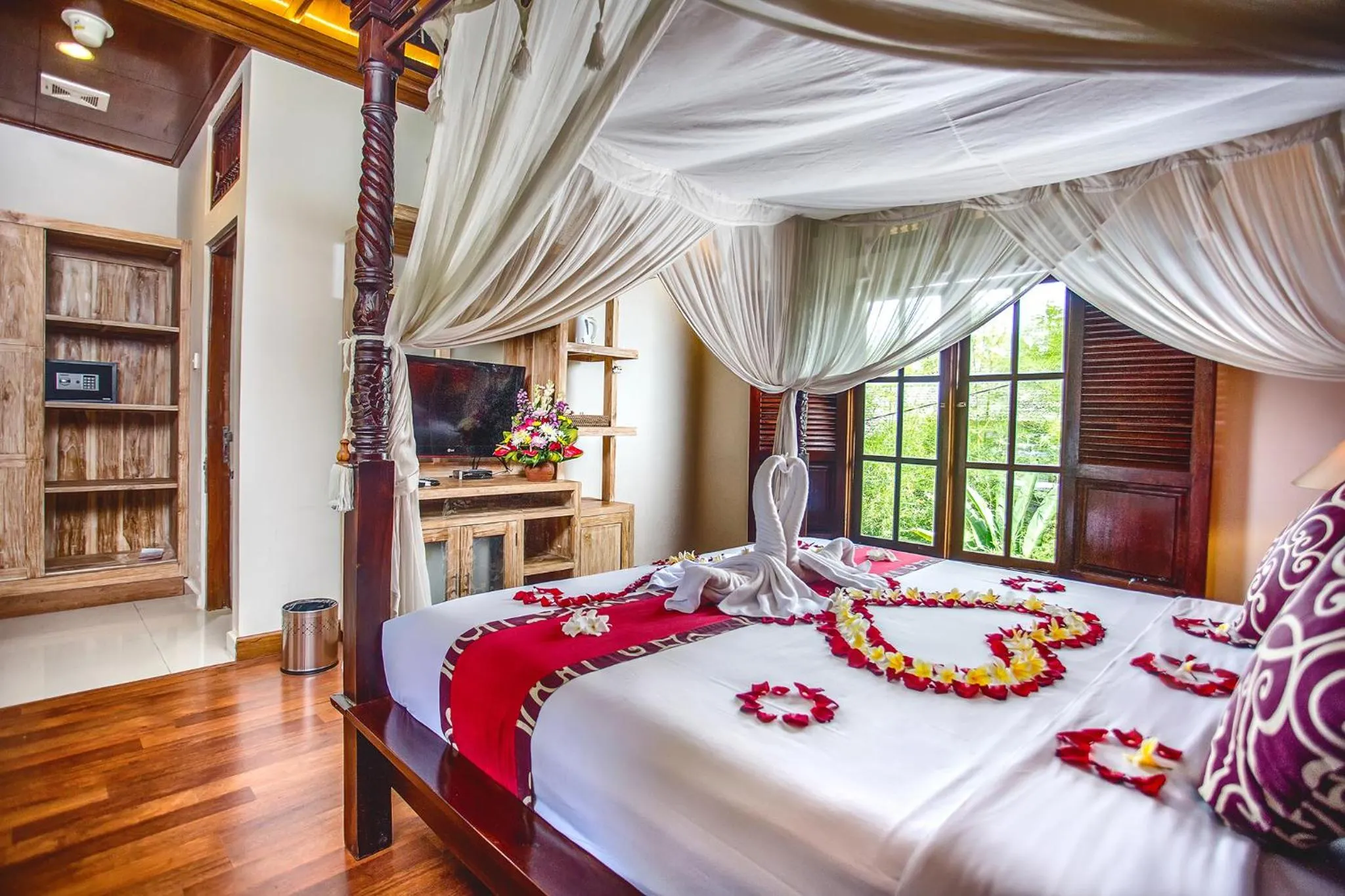 Bed in Alas Petulu Villa Resort and Spa