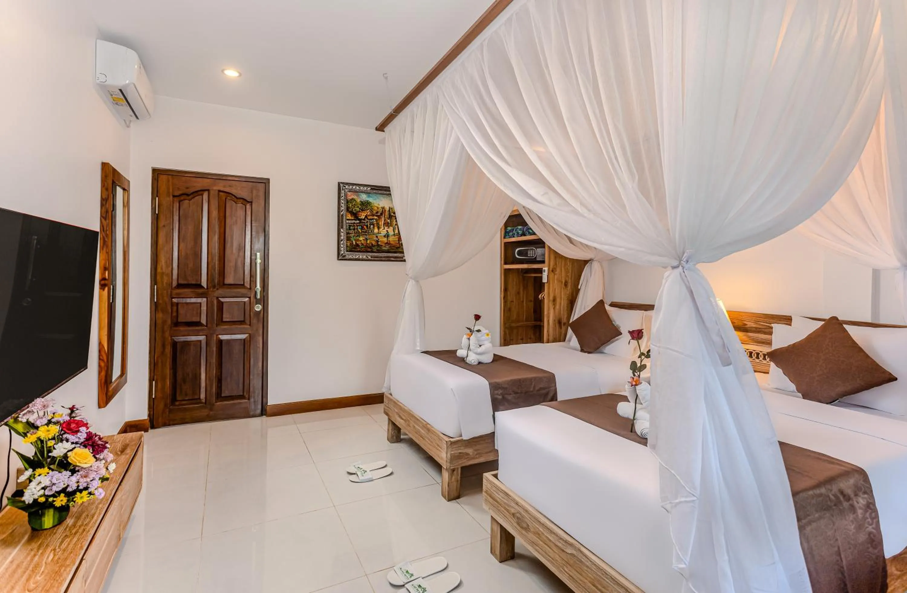 Bed in Alas Petulu Villa Resort and Spa