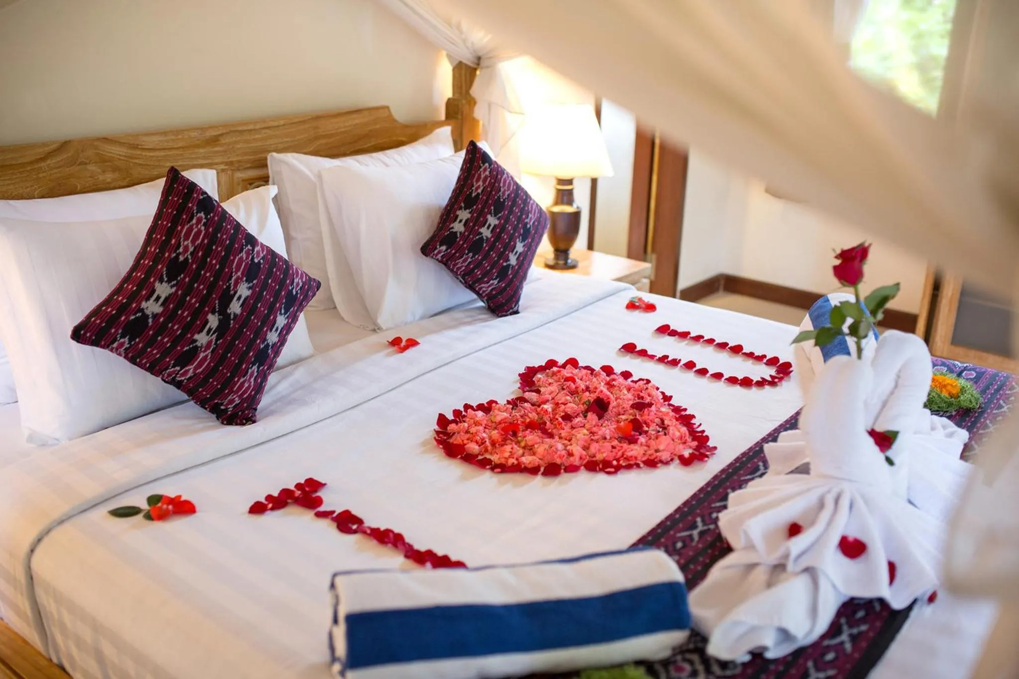 Bed in Alas Petulu Villa Resort and Spa