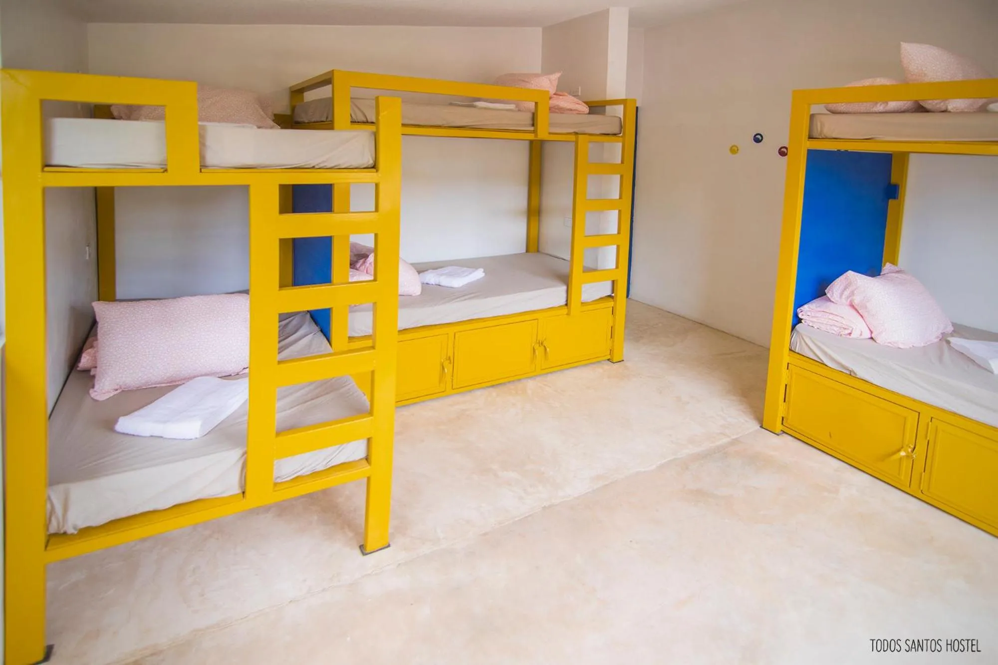 Bed in Todos Santos Hostel super fast and stable satellite wifi