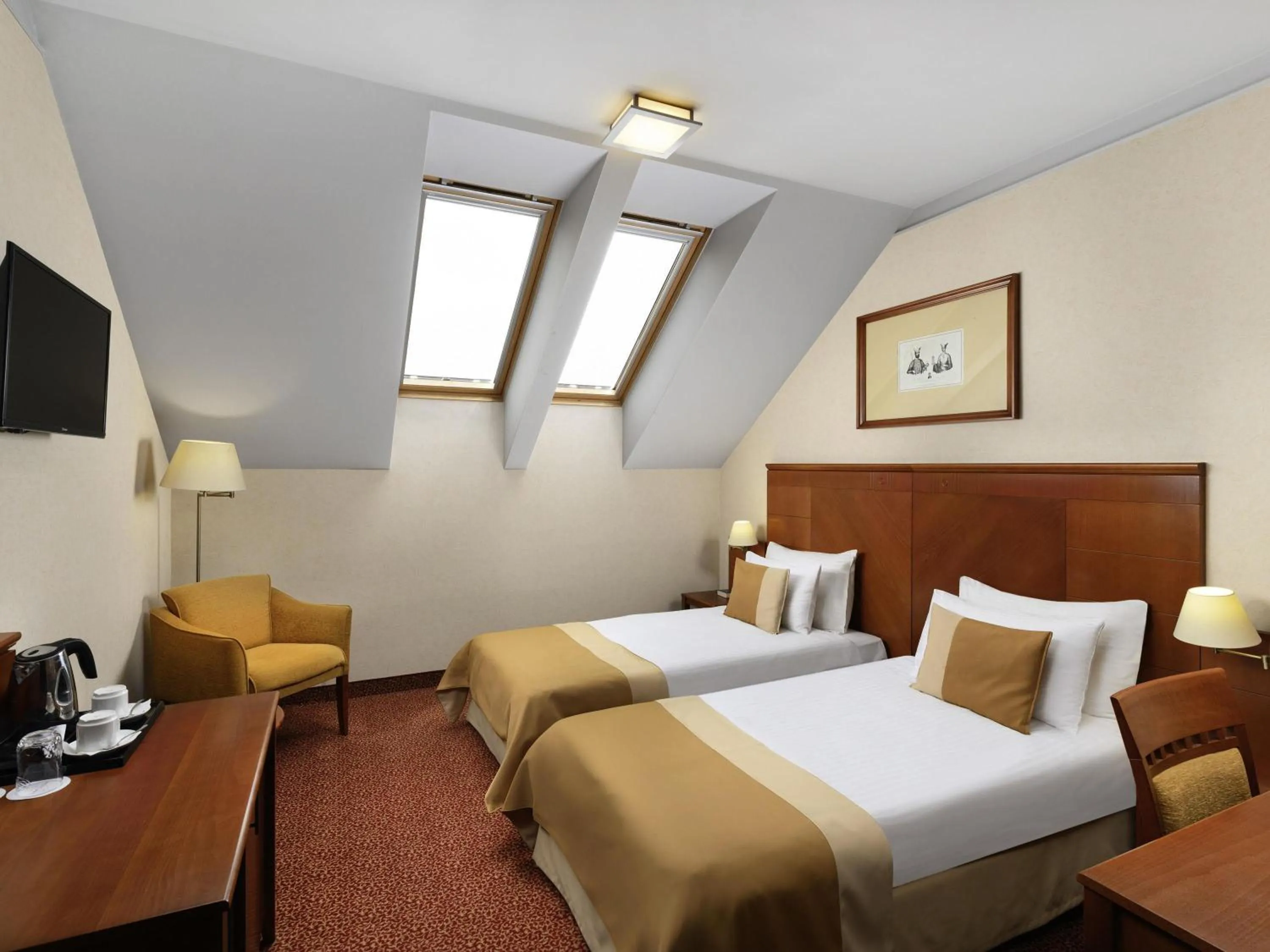 Bedroom, Bed in Mercure Szekesfehervar Magyar Kiraly