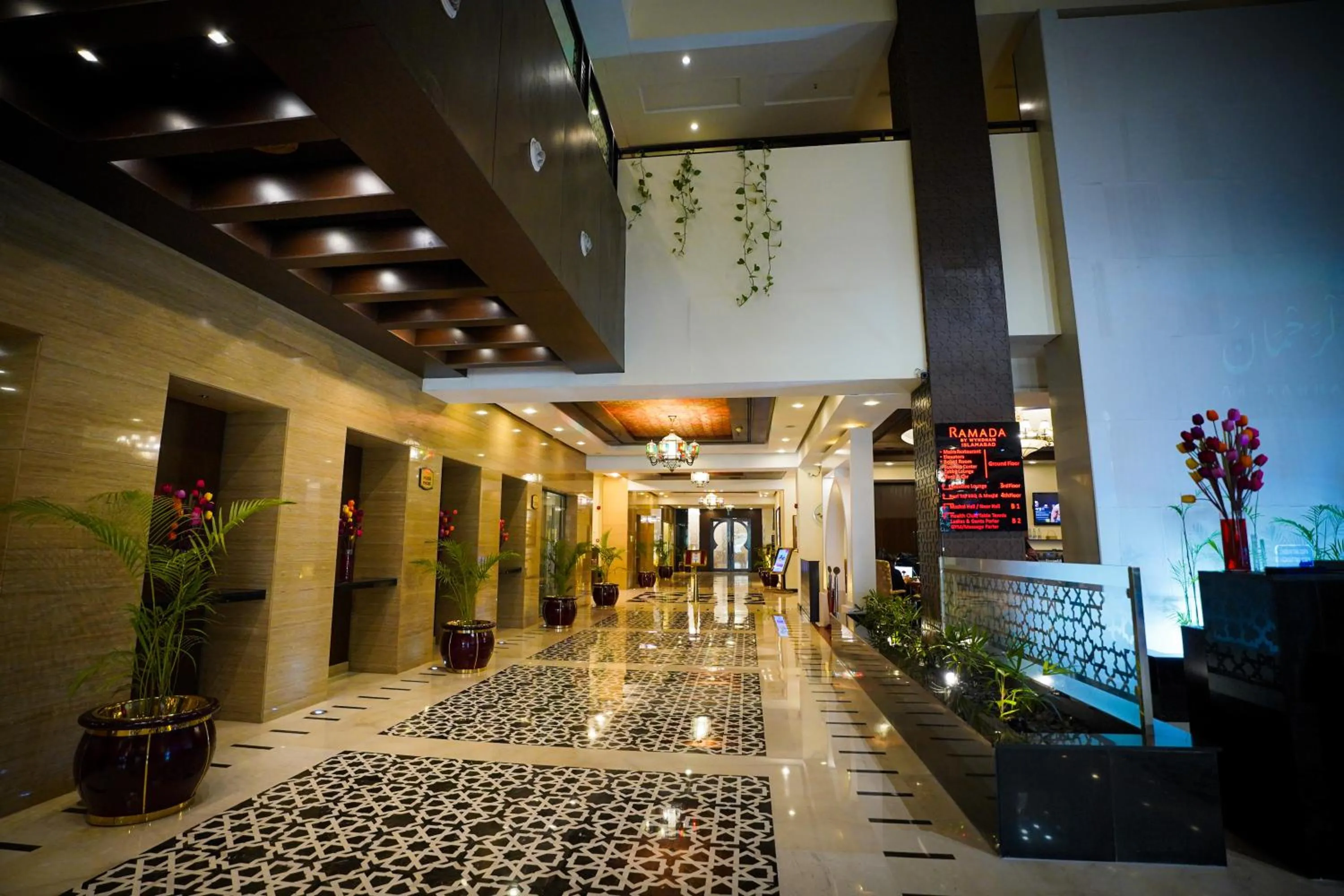 Lobby or reception in Ramada by Wyndham Islamabad