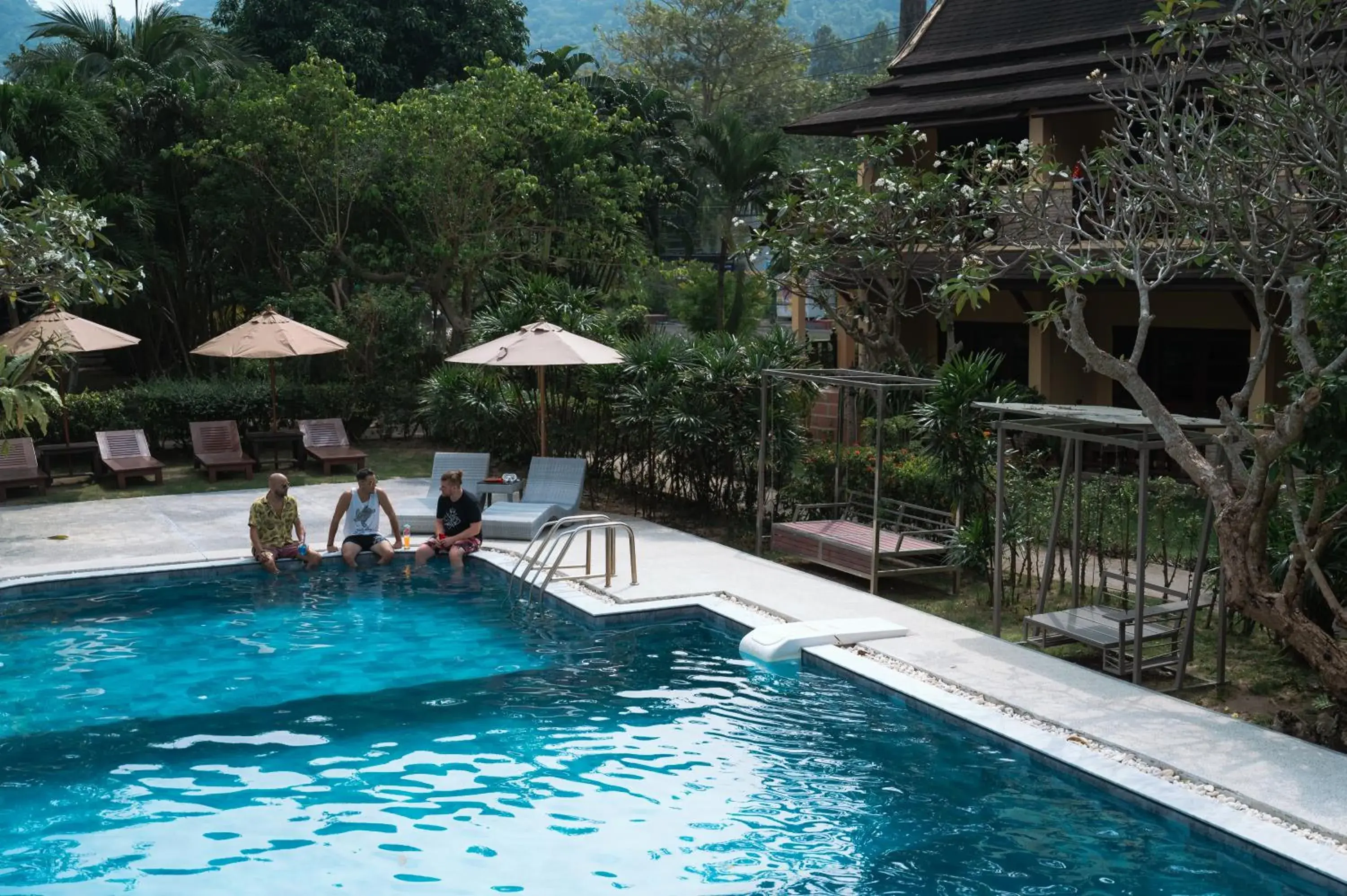 Pool view in Asia Divers Resort Pool view in Asia Divers Resort