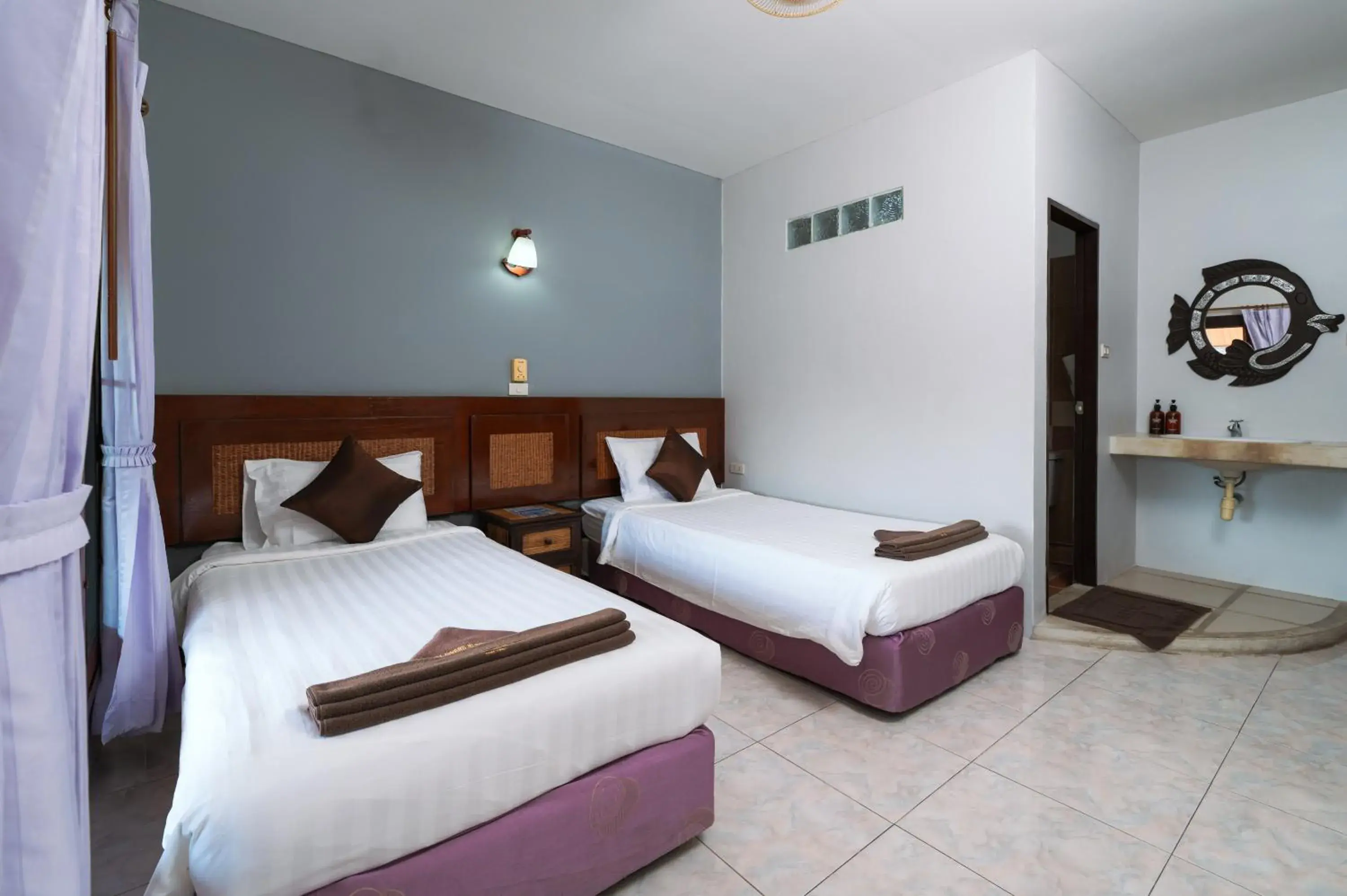 Comfort Double or Twin Room with Fan in Asia Divers Resort Comfort Double or Twin Room with Fan in Asia Divers Resort