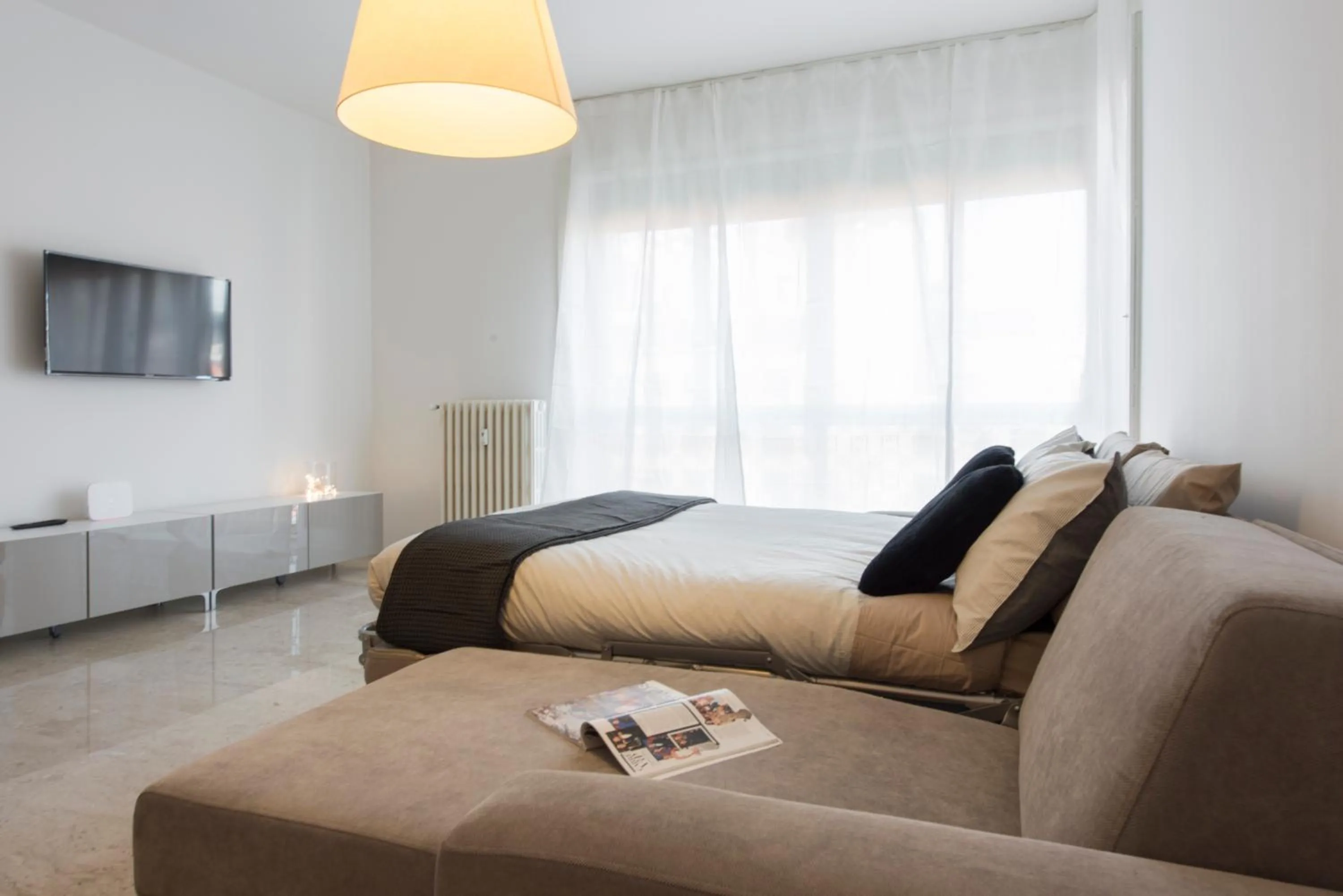 Bed in Mila Apartments Via Savona