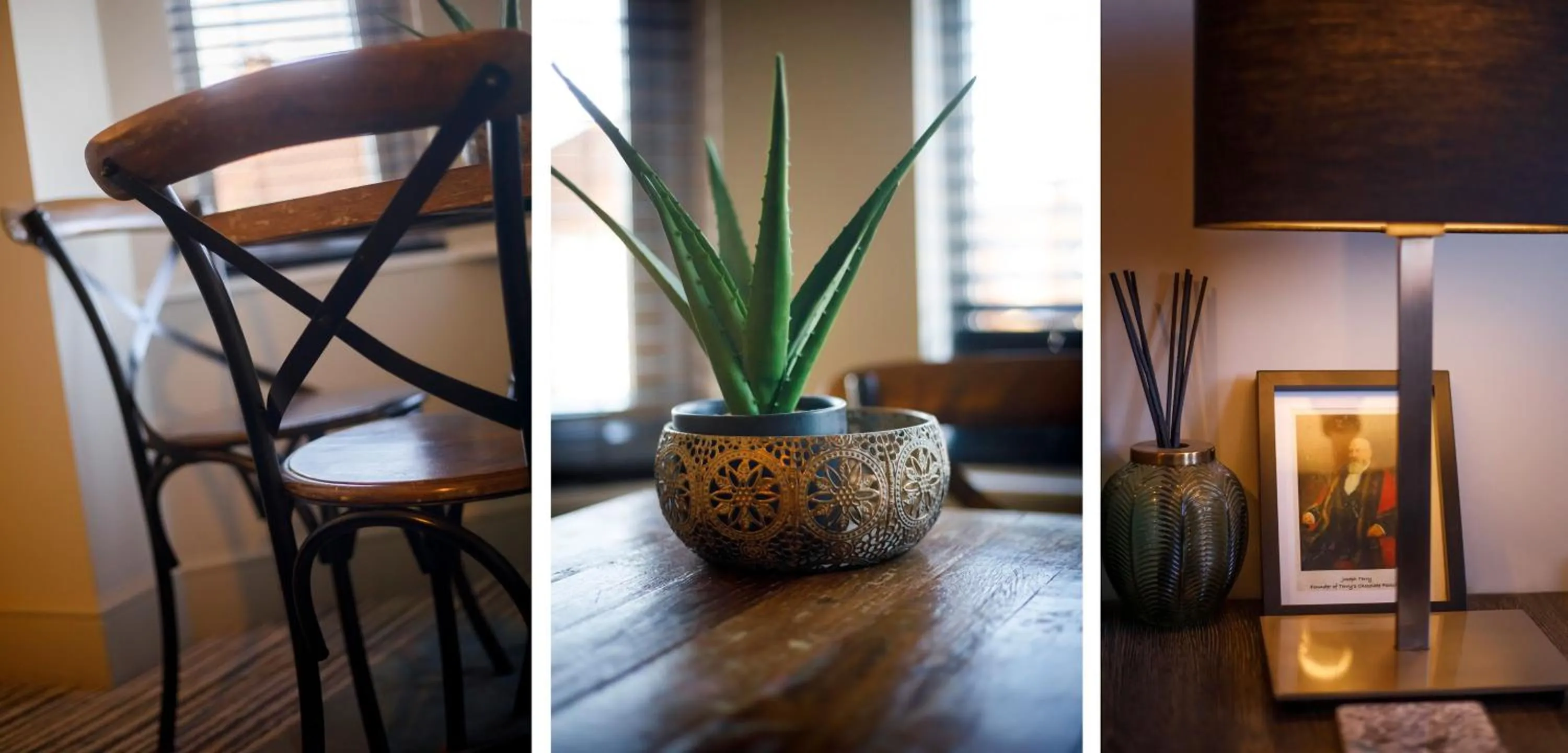 Decorative detail in Clearly Apartments Bootham York