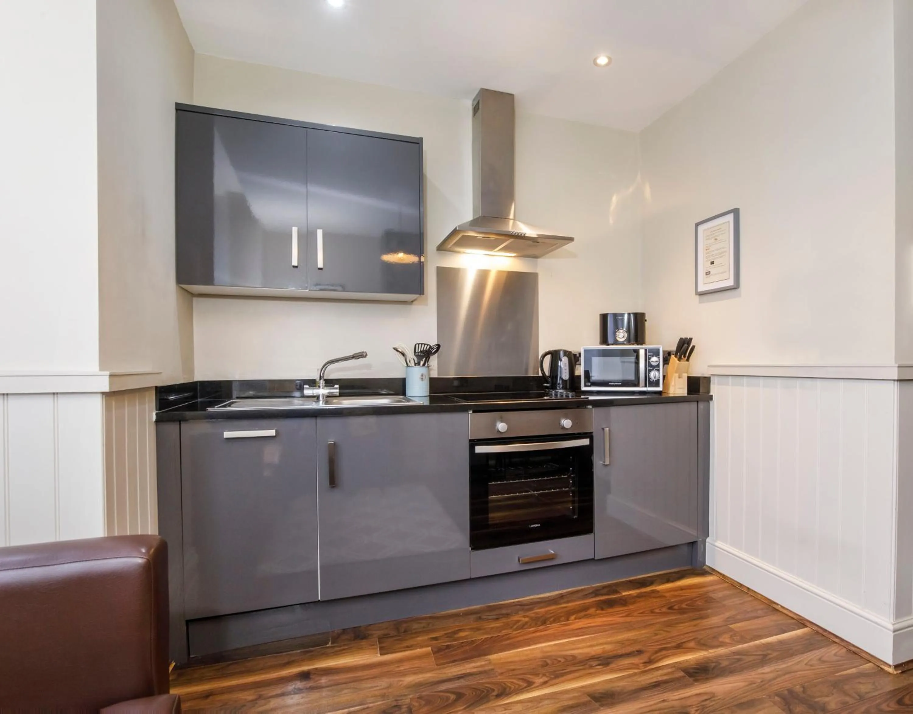 kitchen in Clearly Apartments Bootham York