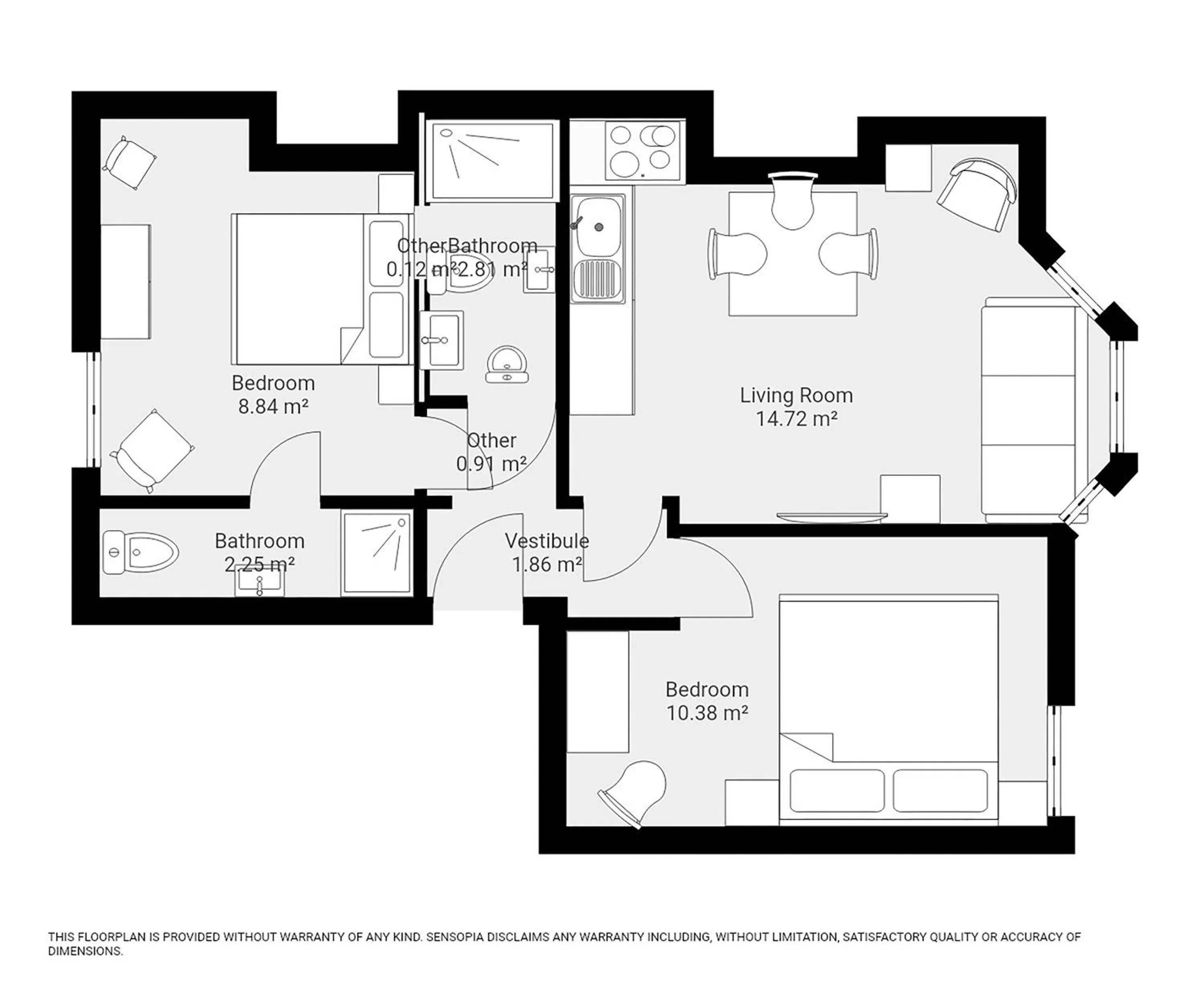 Floor plan in Clearly Apartments Bootham York