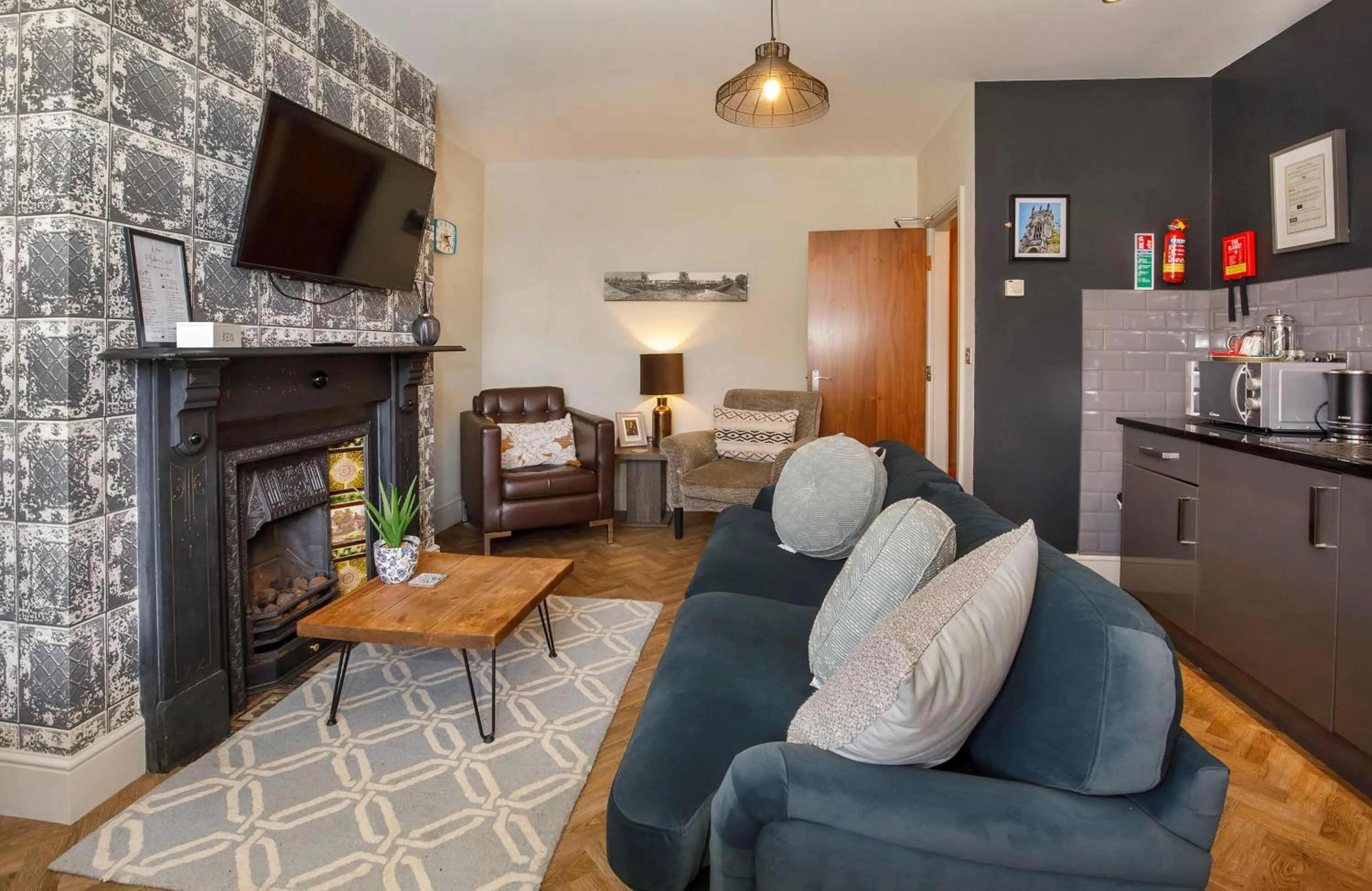 Seating area in Clearly Apartments Bootham York