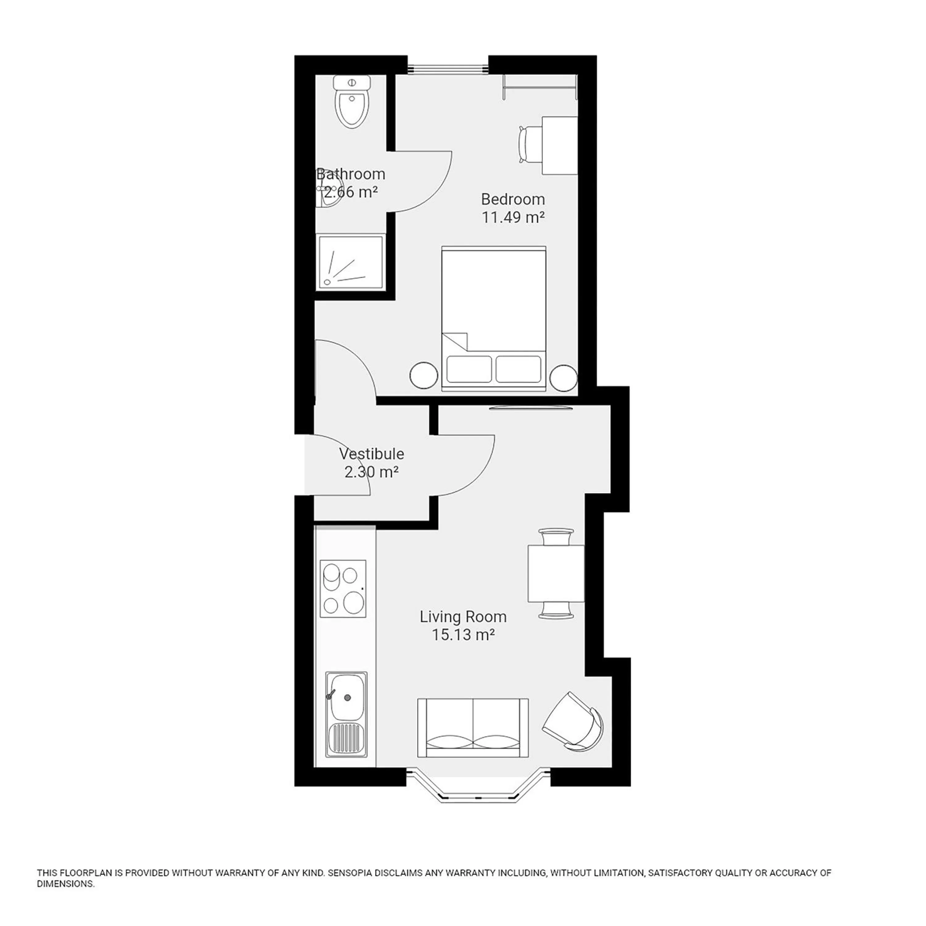 Floor plan in Clearly Apartments Bootham York