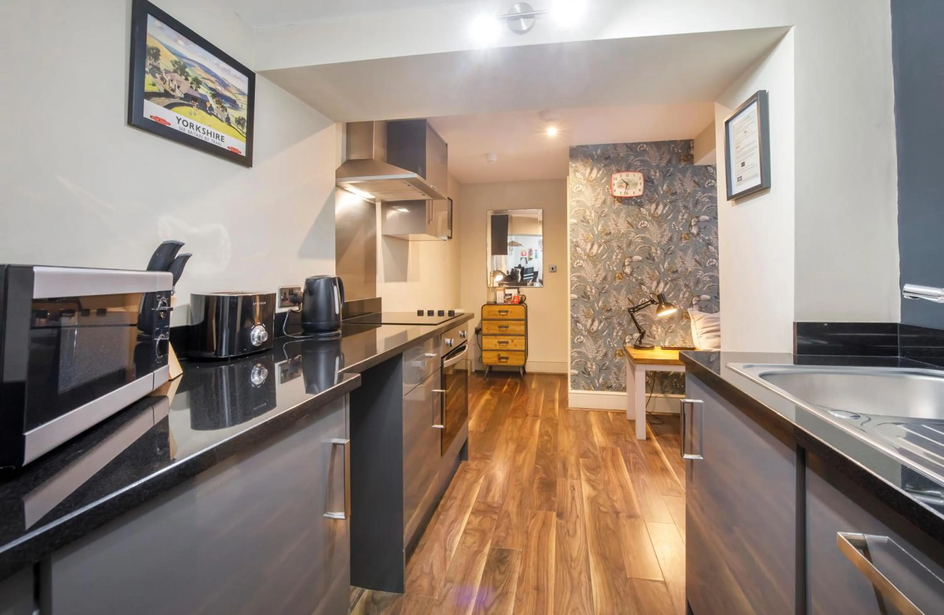 kitchen in Clearly Apartments Bootham York