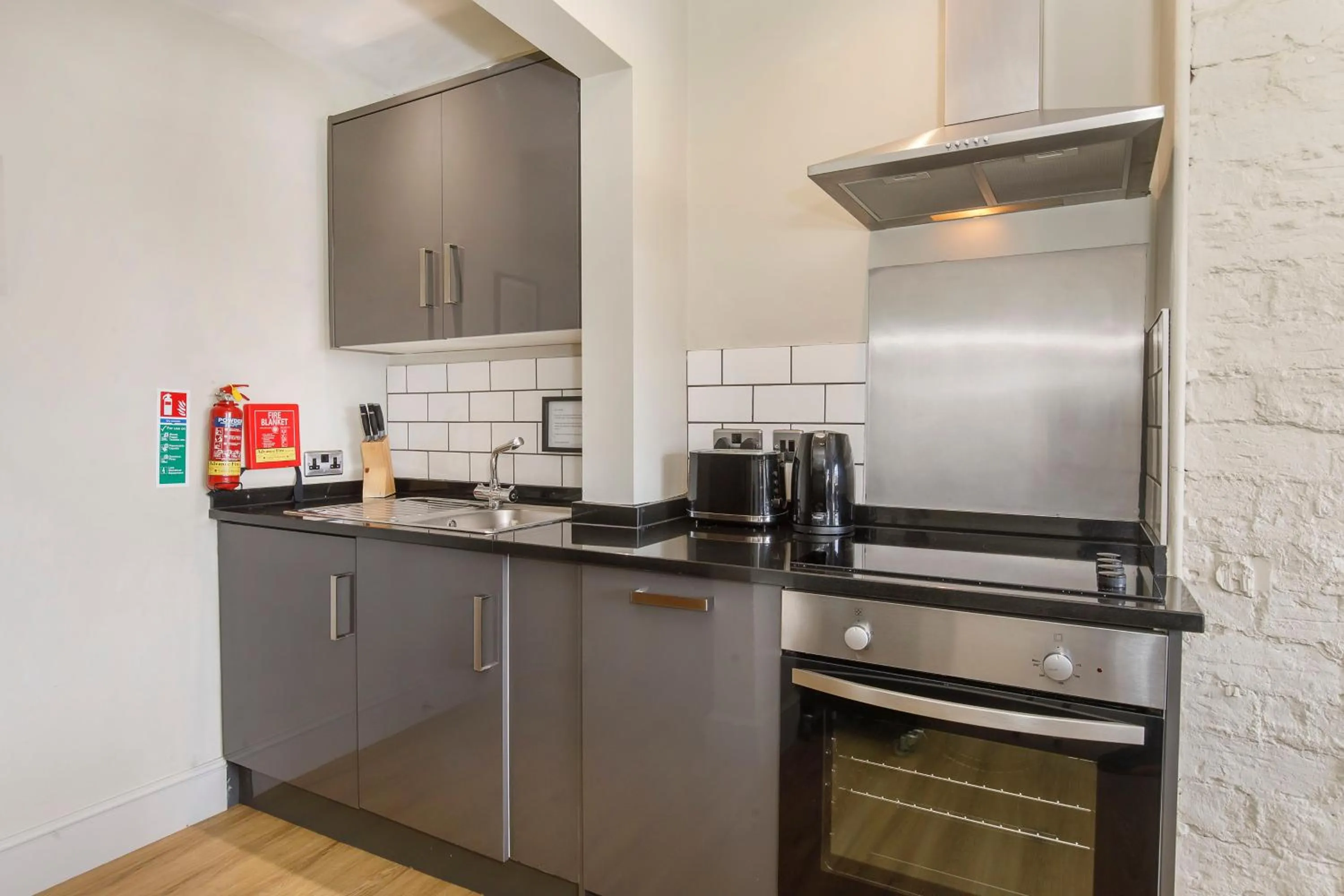 Kitchen or kitchenette in Clearly Apartments Bootham York