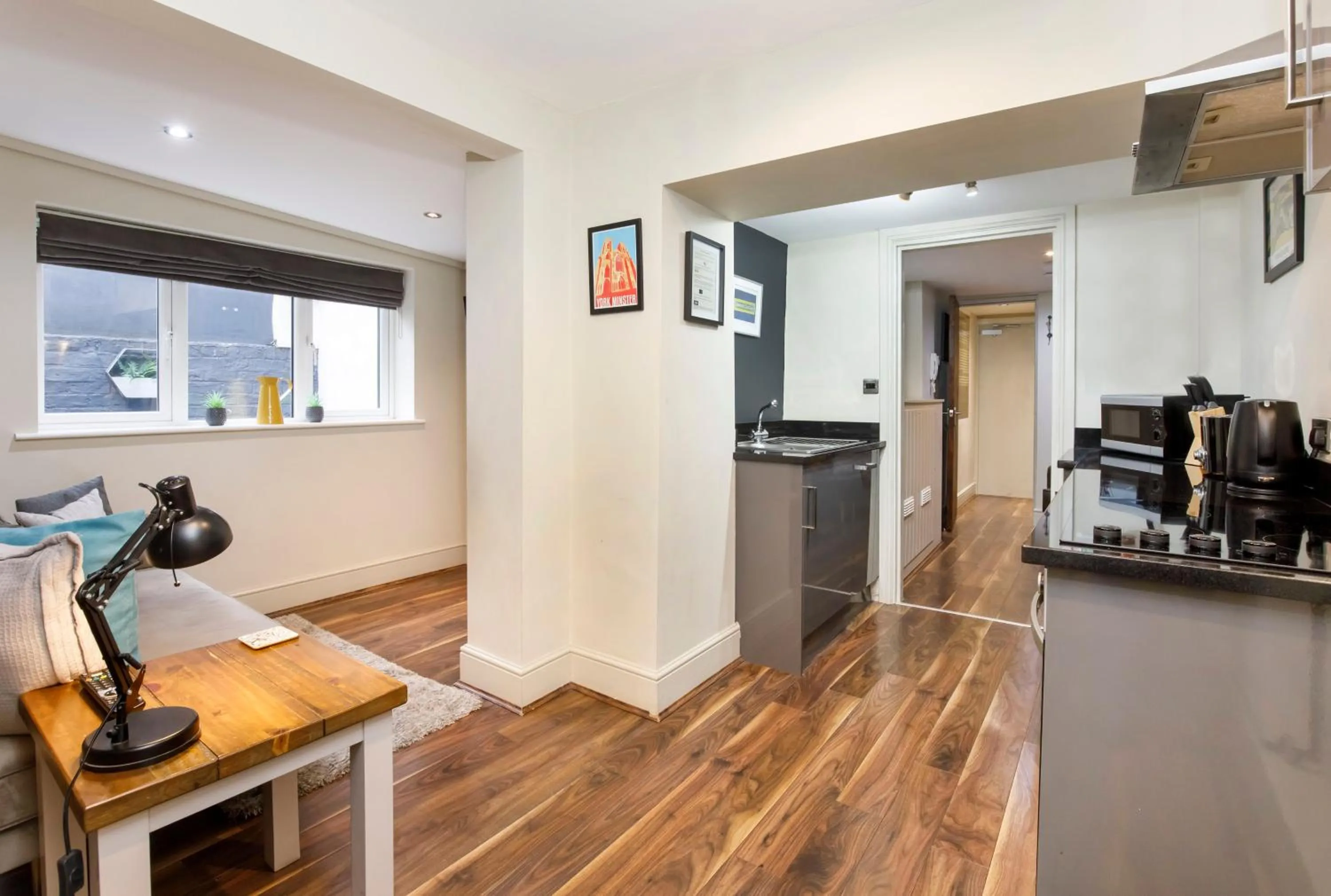 Living room in Clearly Apartments Bootham York