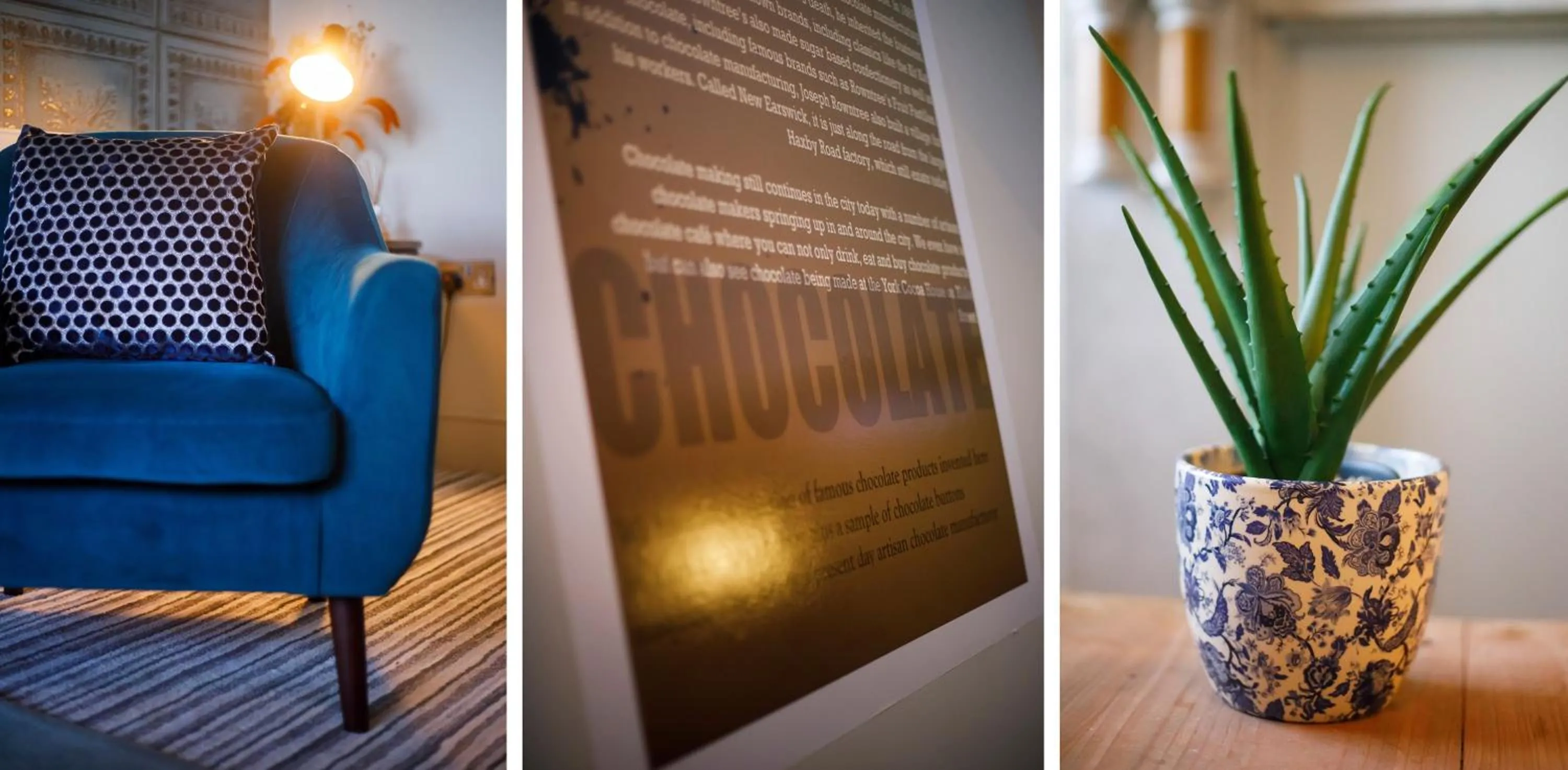 Decorative detail in Clearly Apartments Bootham York