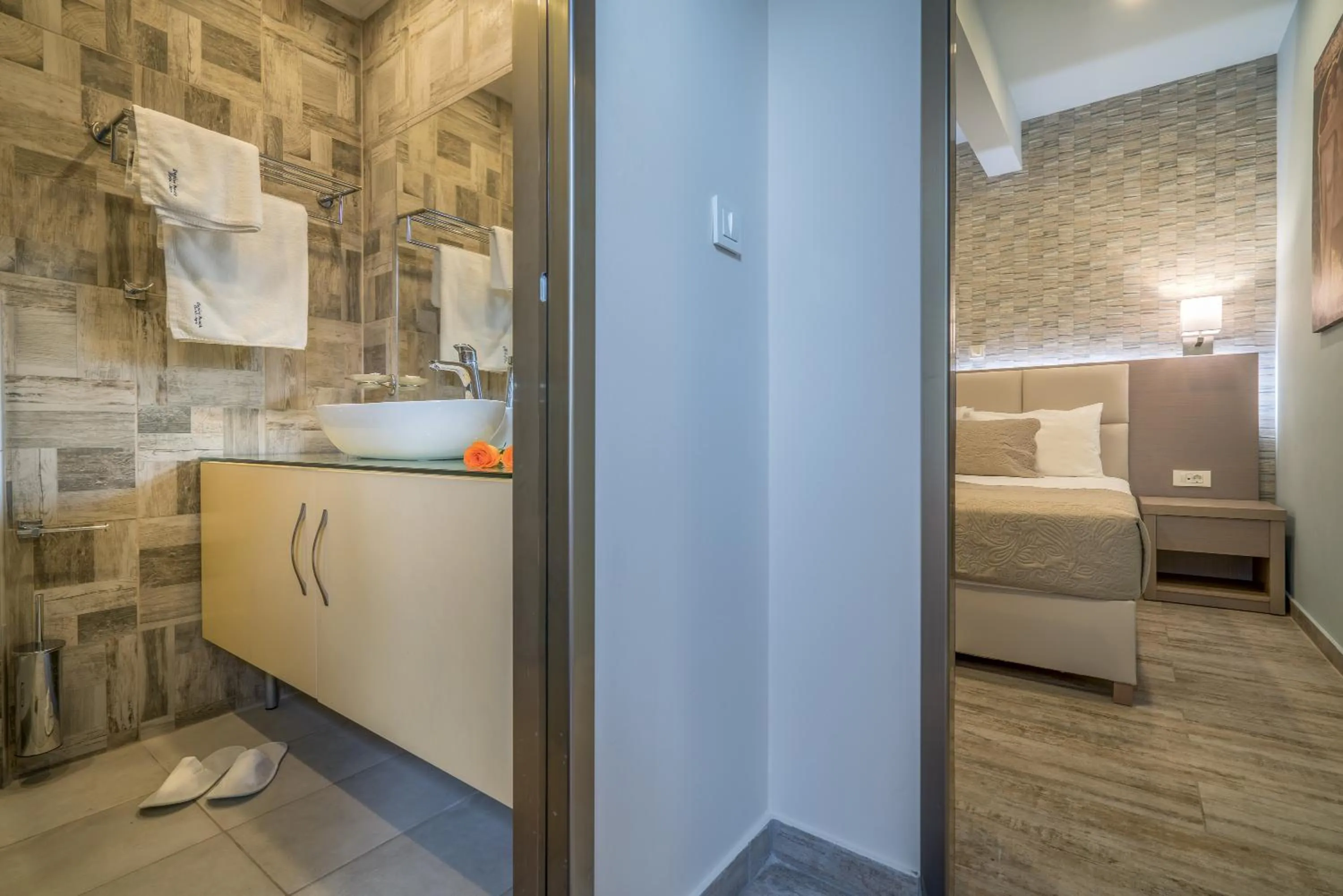 Bed in Denise Beach Hotel