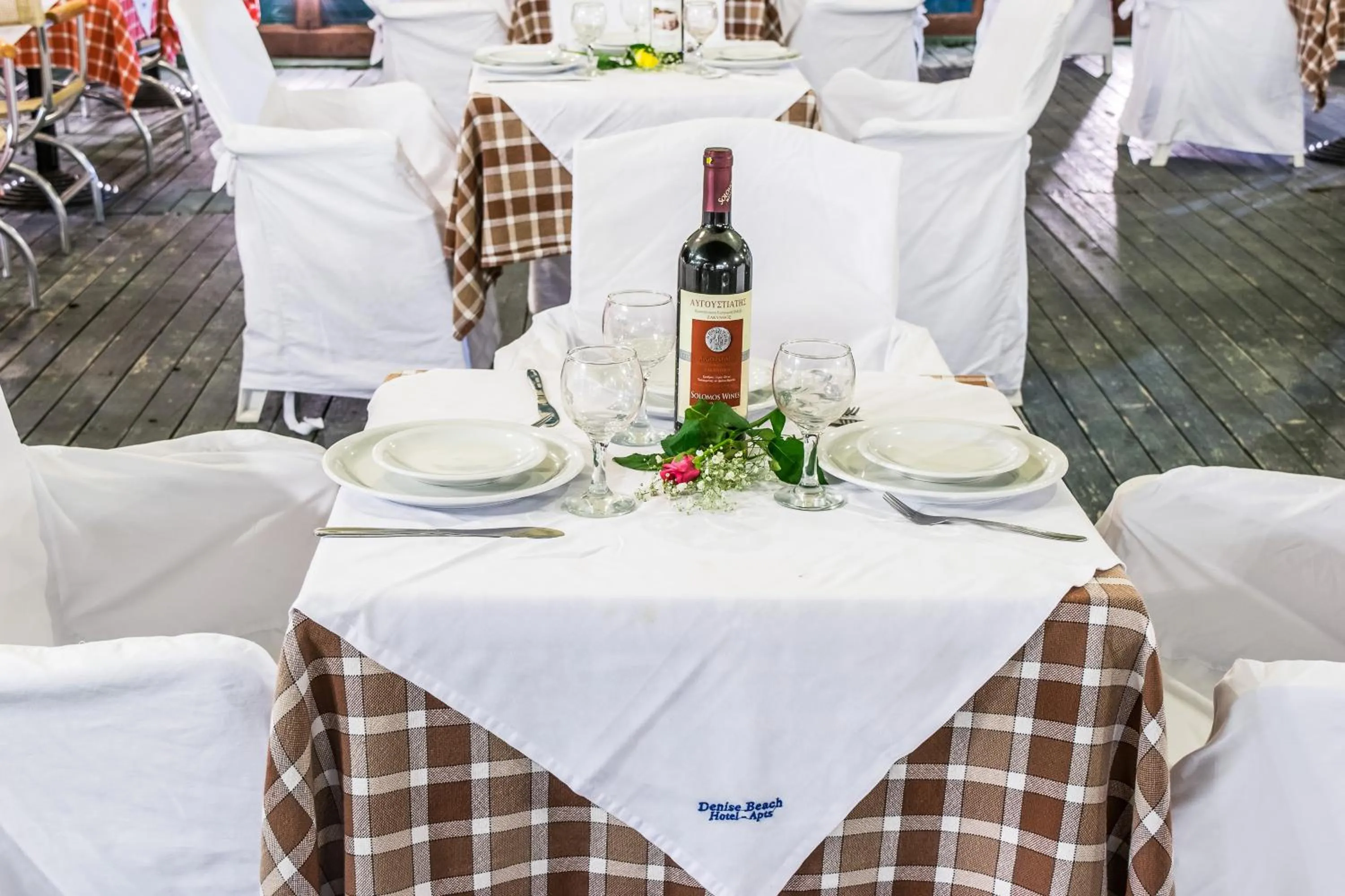 Dining area in Denise Beach Hotel