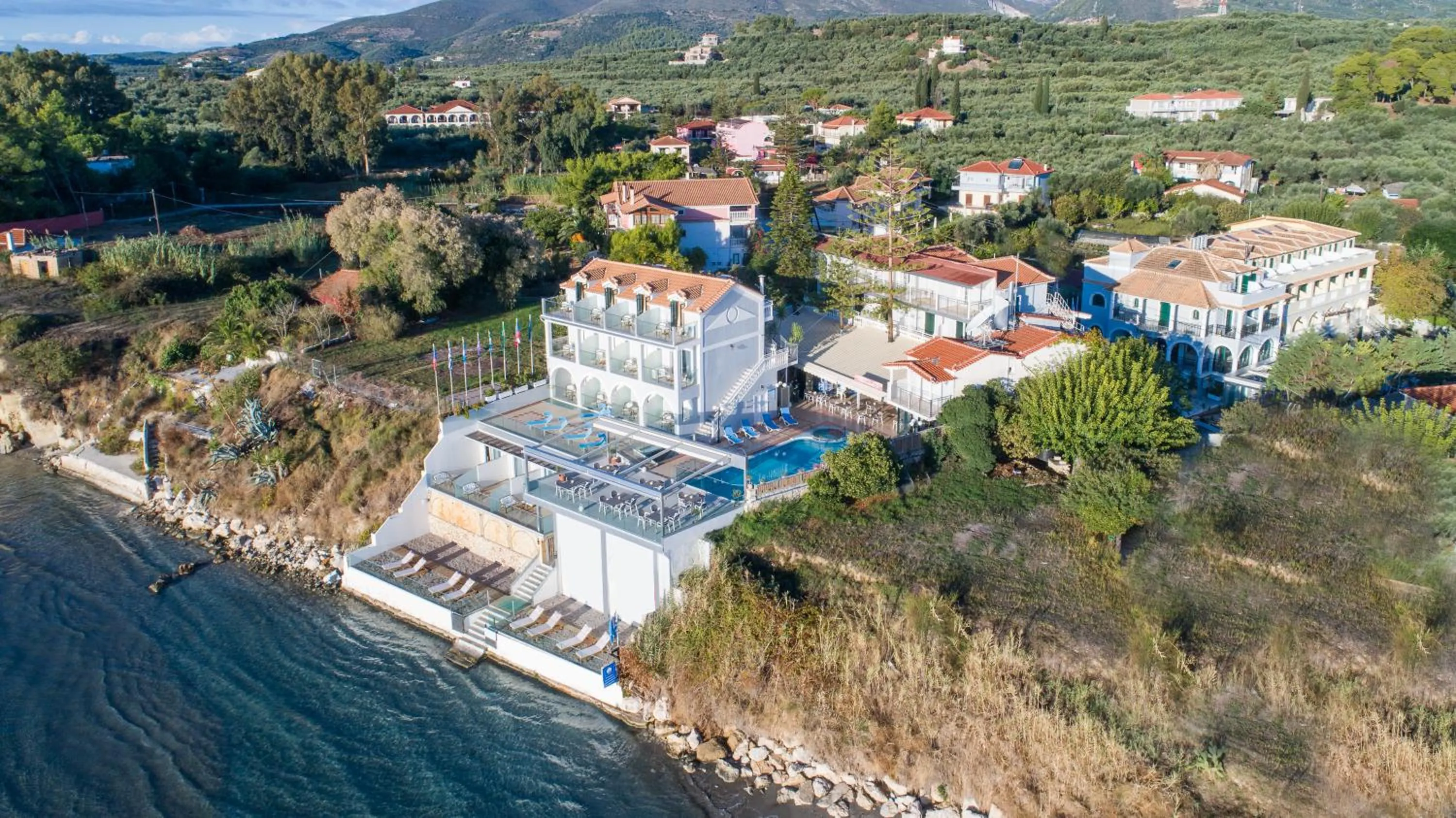 Bird's eye view in Denise Beach Hotel