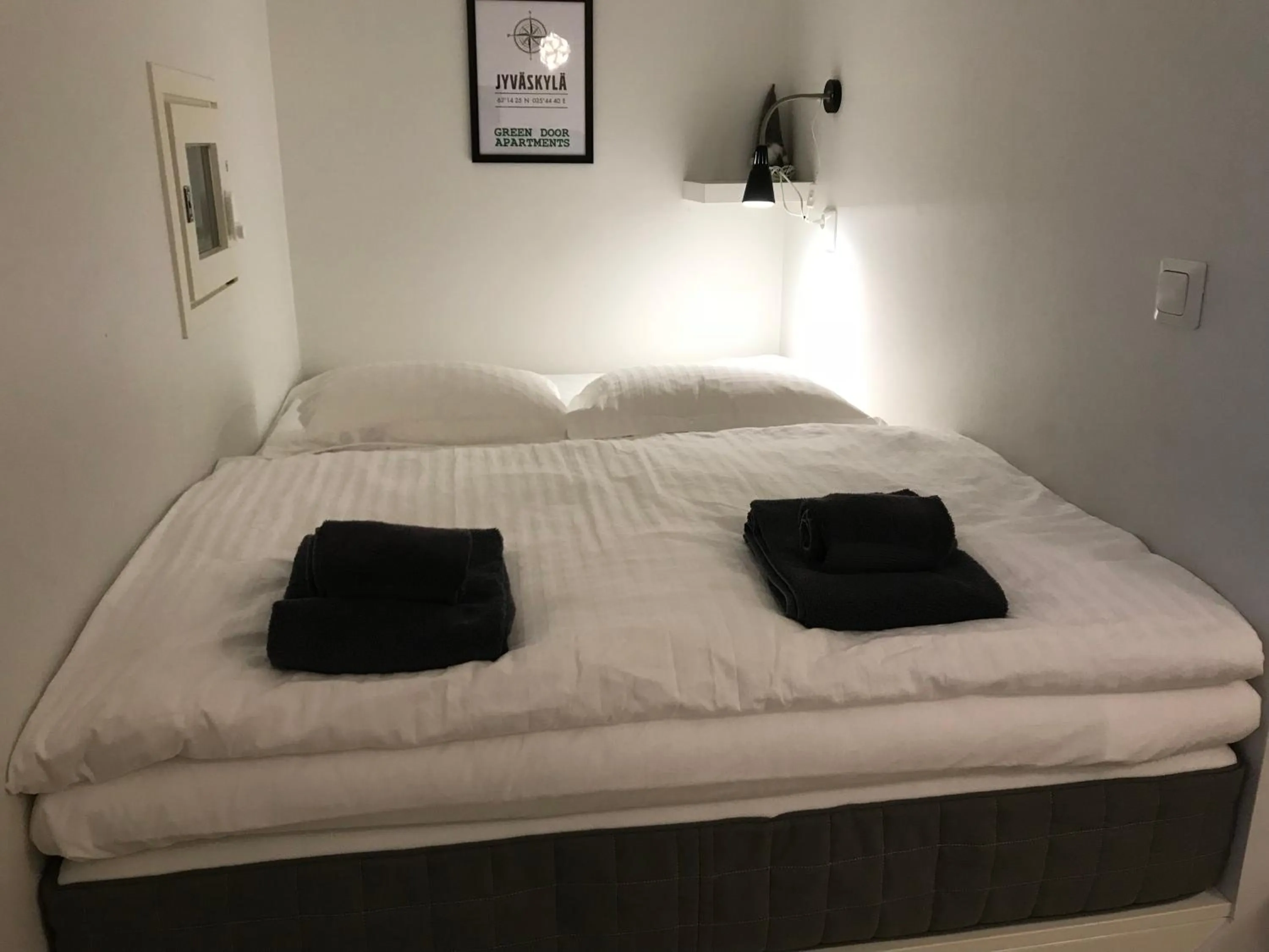 bunk bed, Bed in Green Door Apartments