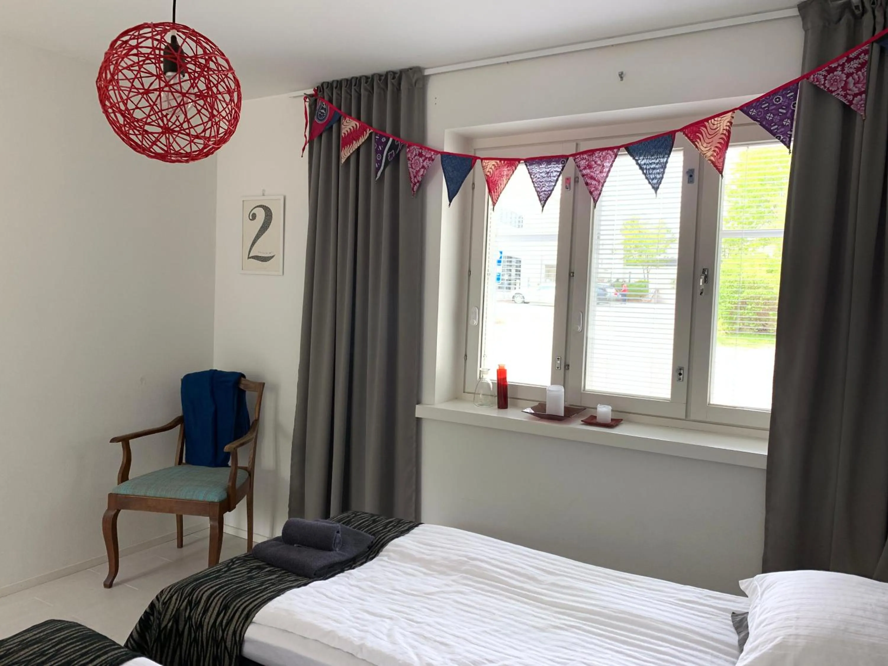 Bed in Green Door Apartments