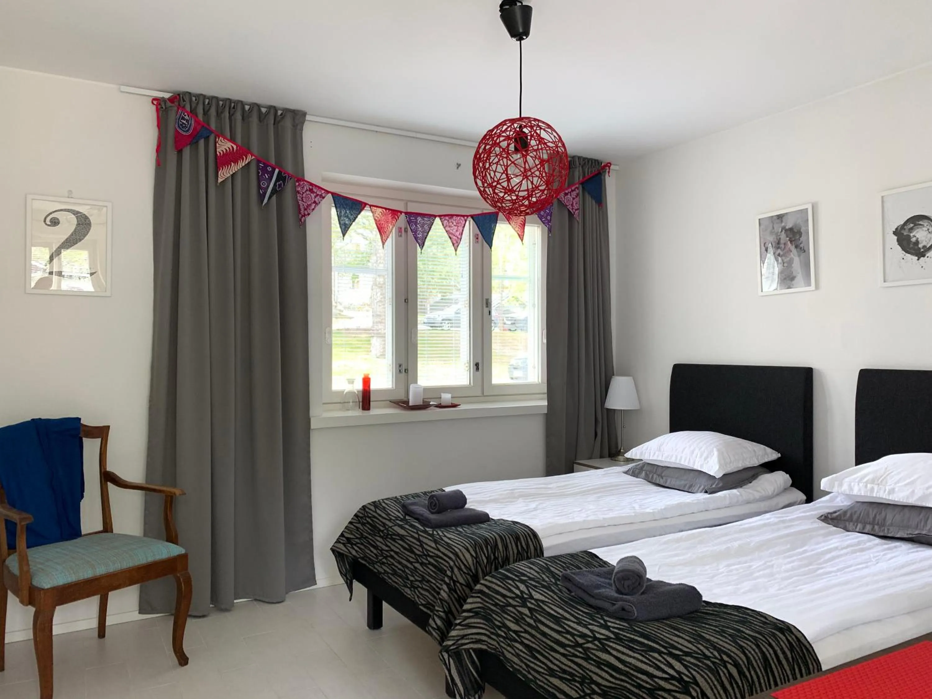 Bed in Green Door Apartments