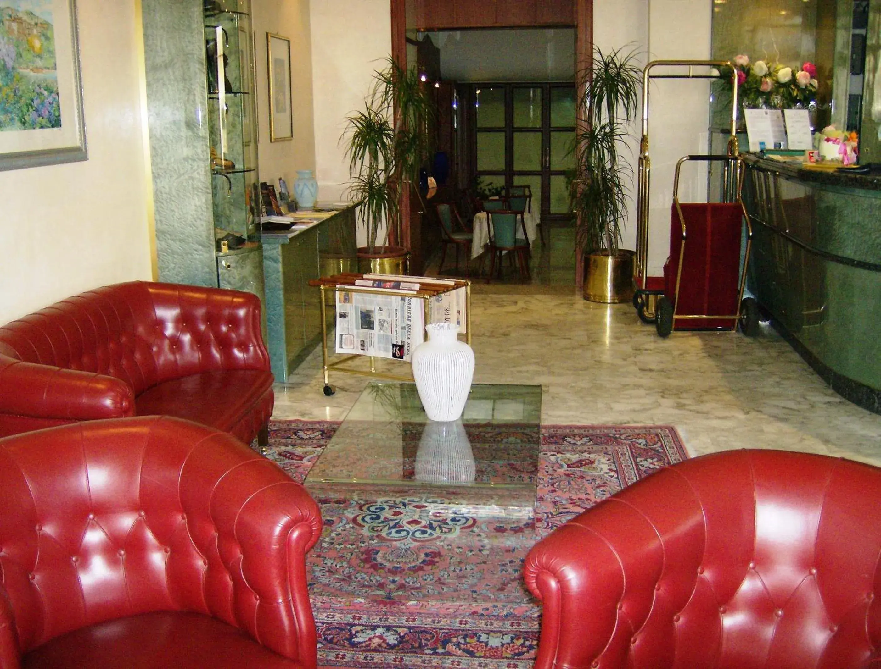 Lobby or reception in Palace Hotel Lobby or reception in Palace Hotel