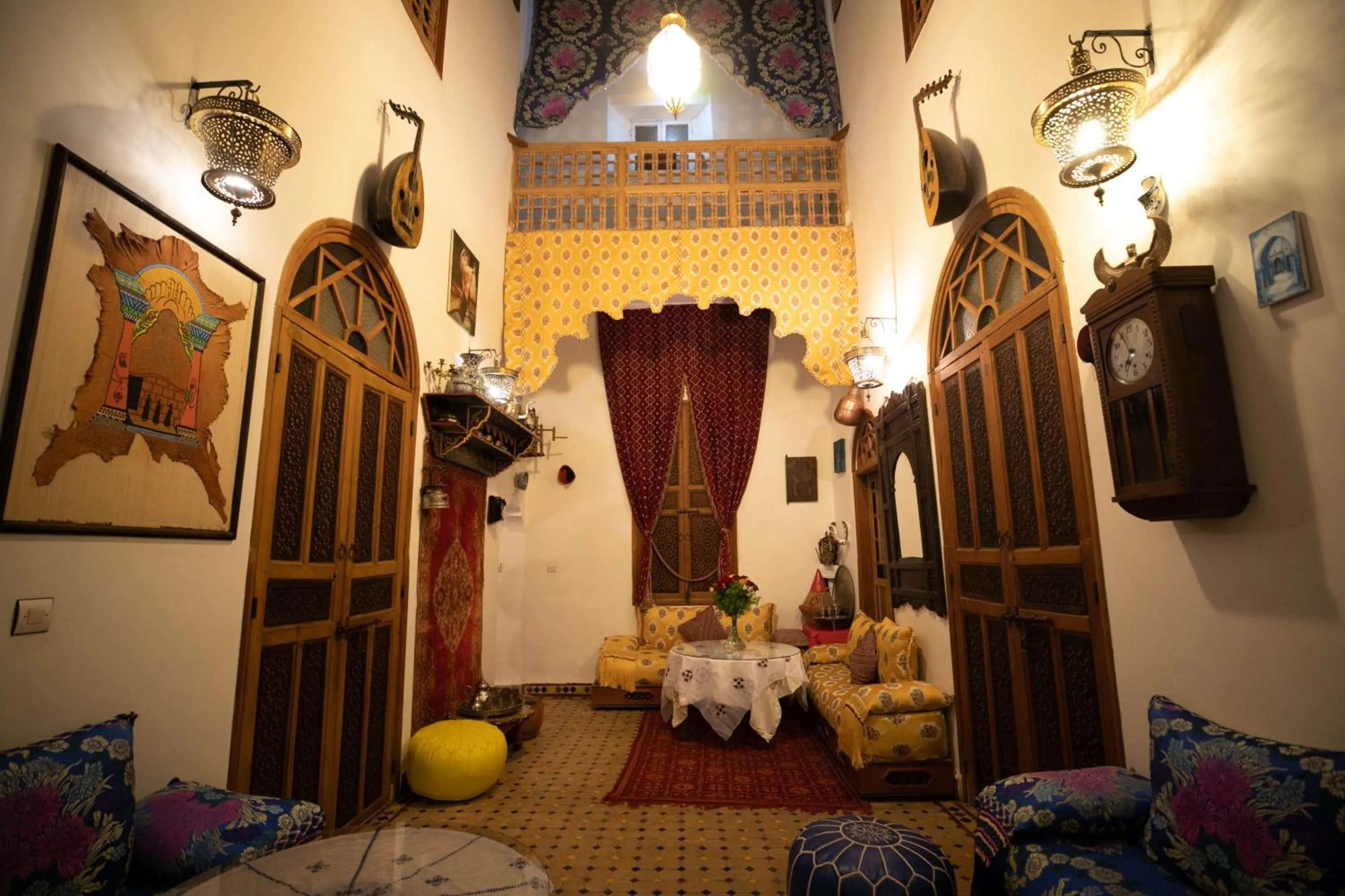 Living room in Riad Les Idrissides Chez LEA