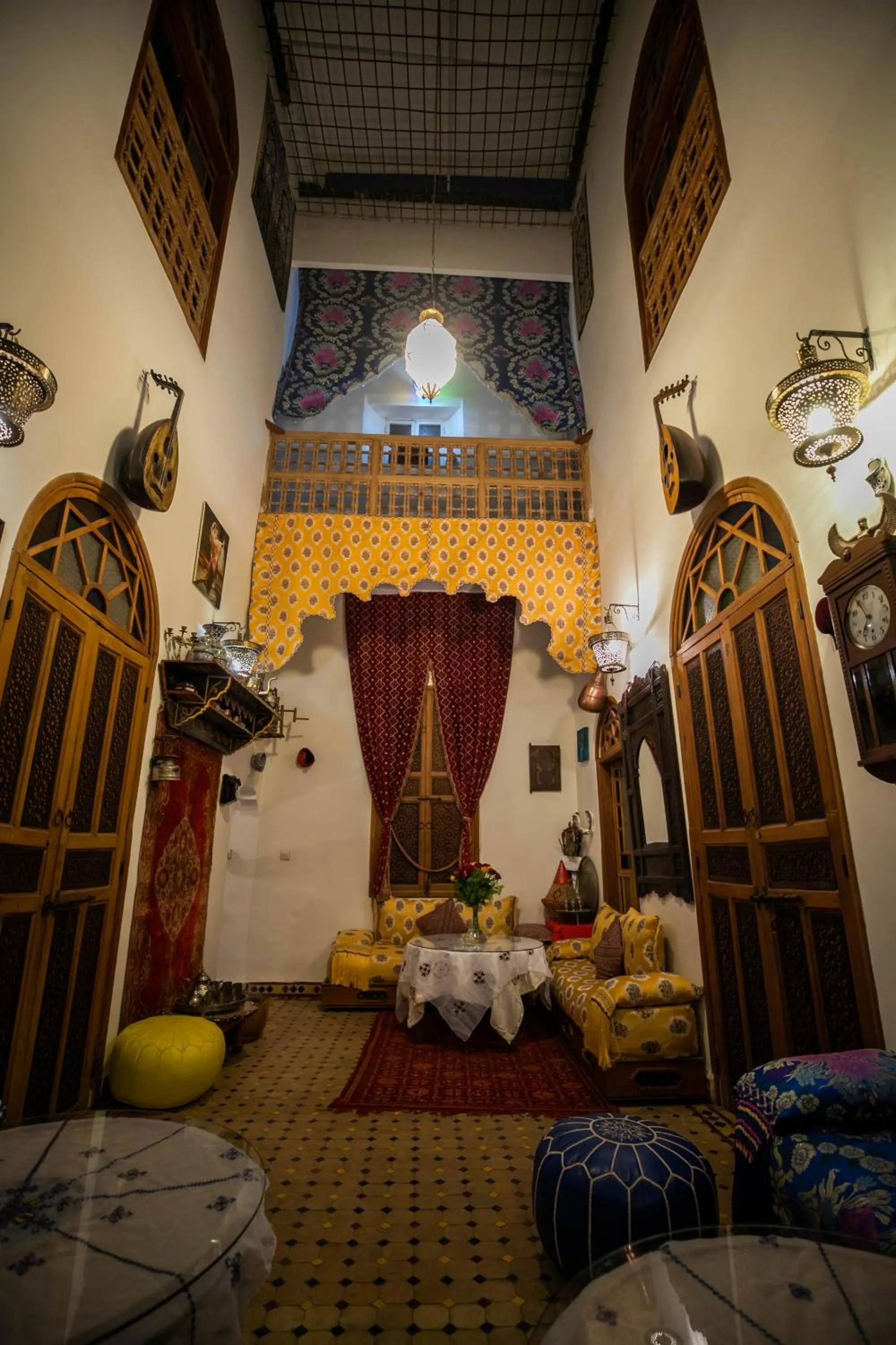 Living room, Bed in Riad Les Idrissides Chez LEA